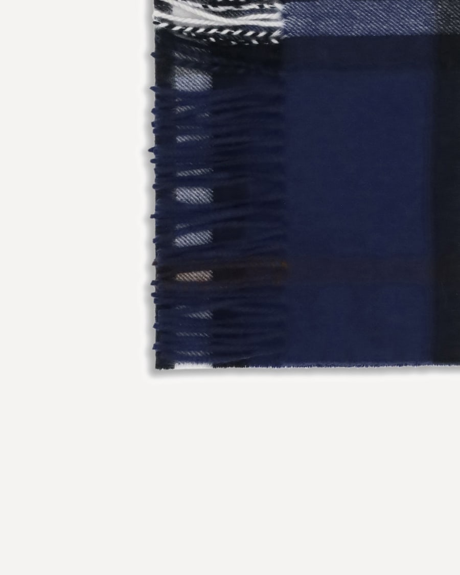 Burberry Cashmere Check pattern Scarf, view 5