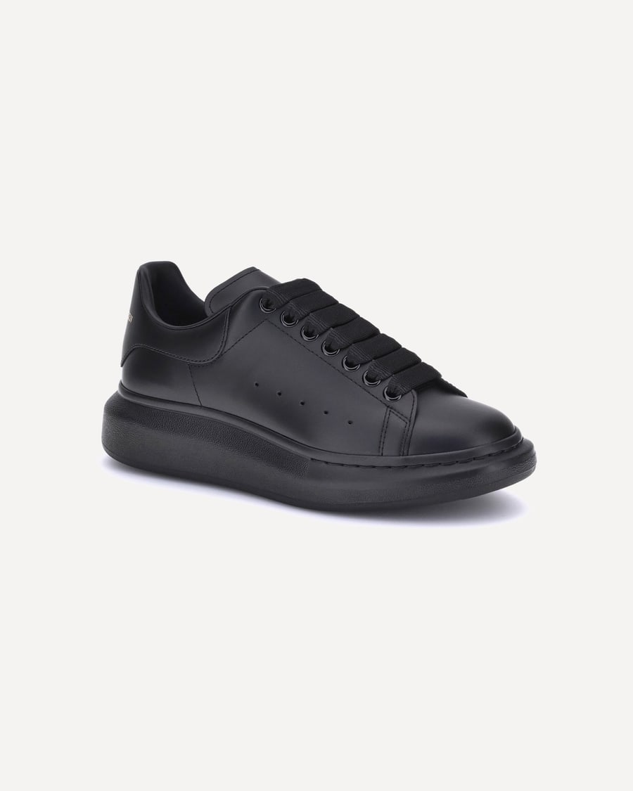 Alexander McQueen Leather Sneakers, view 4