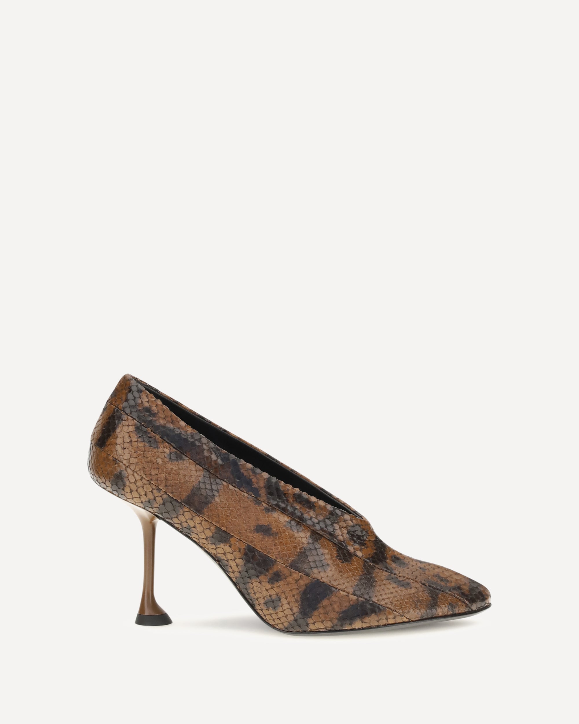 PROENZA SCHOULER Tee Pieced python-print Pumps