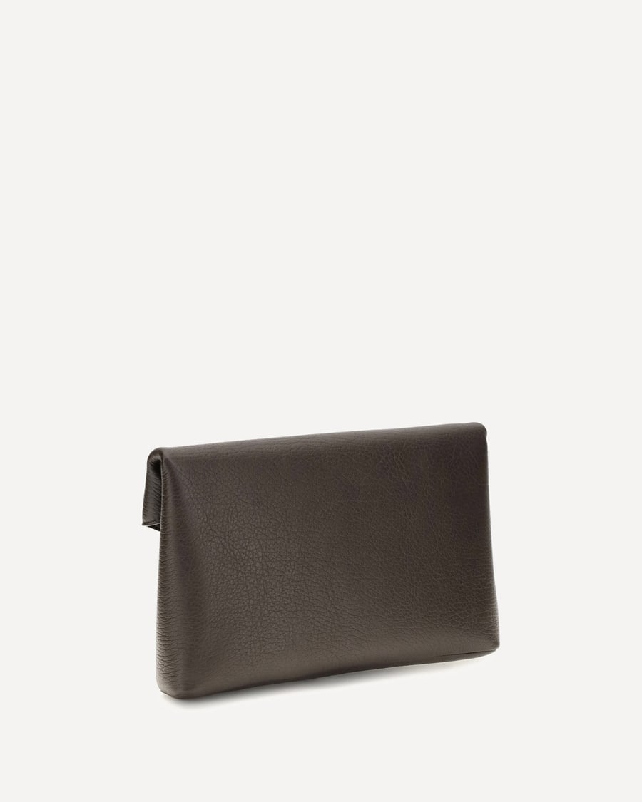 Saint Laurent Envelope leather Clutch, view 2