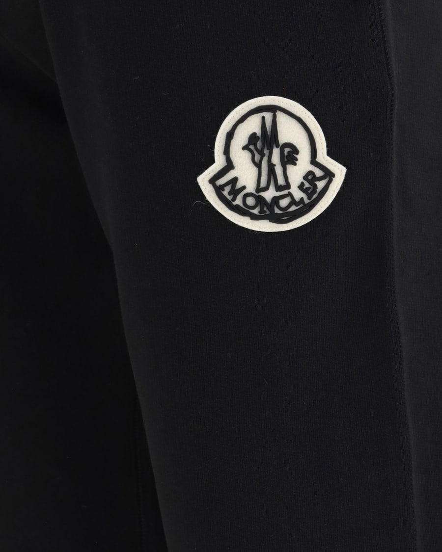 Moncler Tracksuit Pants with drawstring and logo, view 5