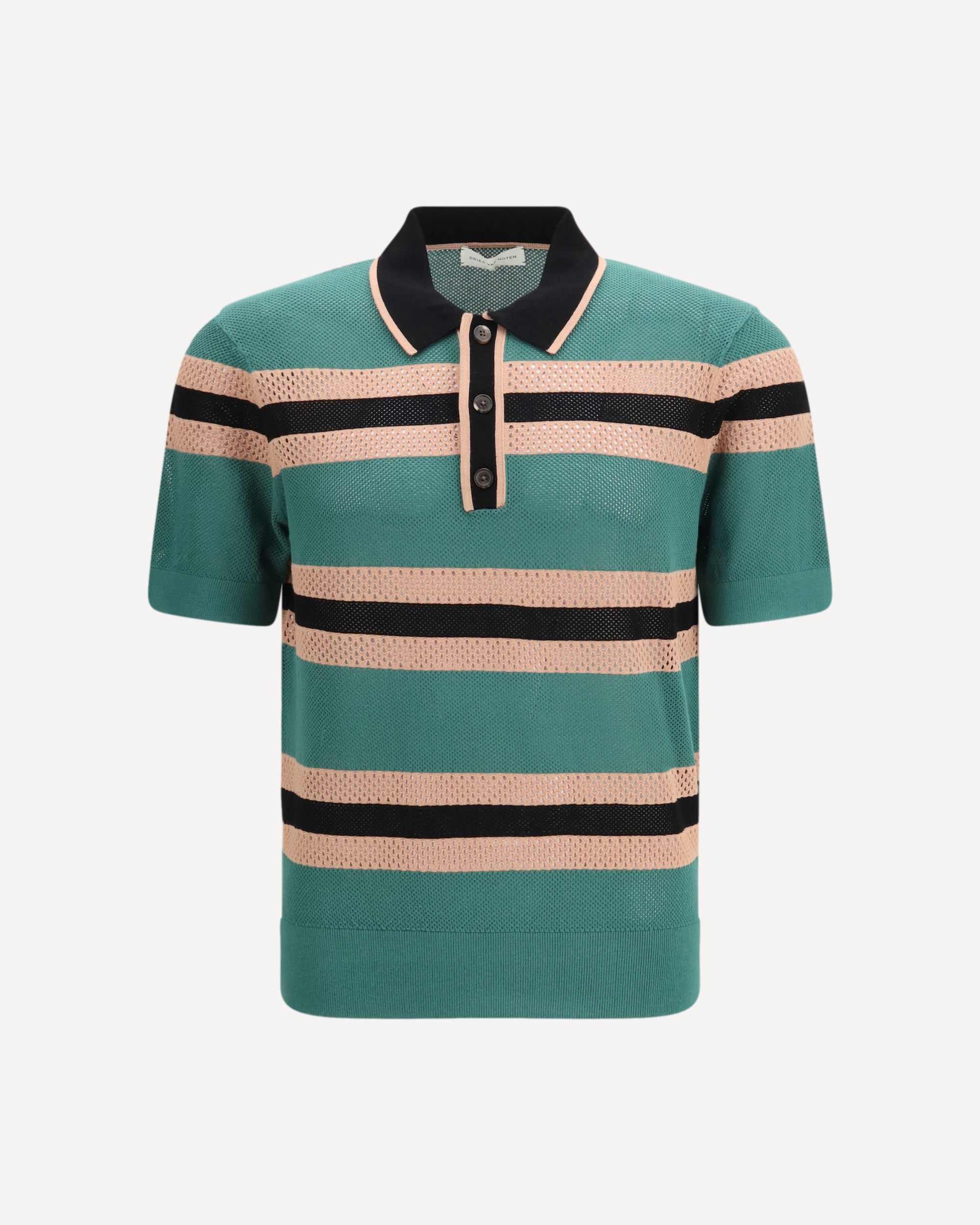 Dries Van Noten Striped Polo Shirt