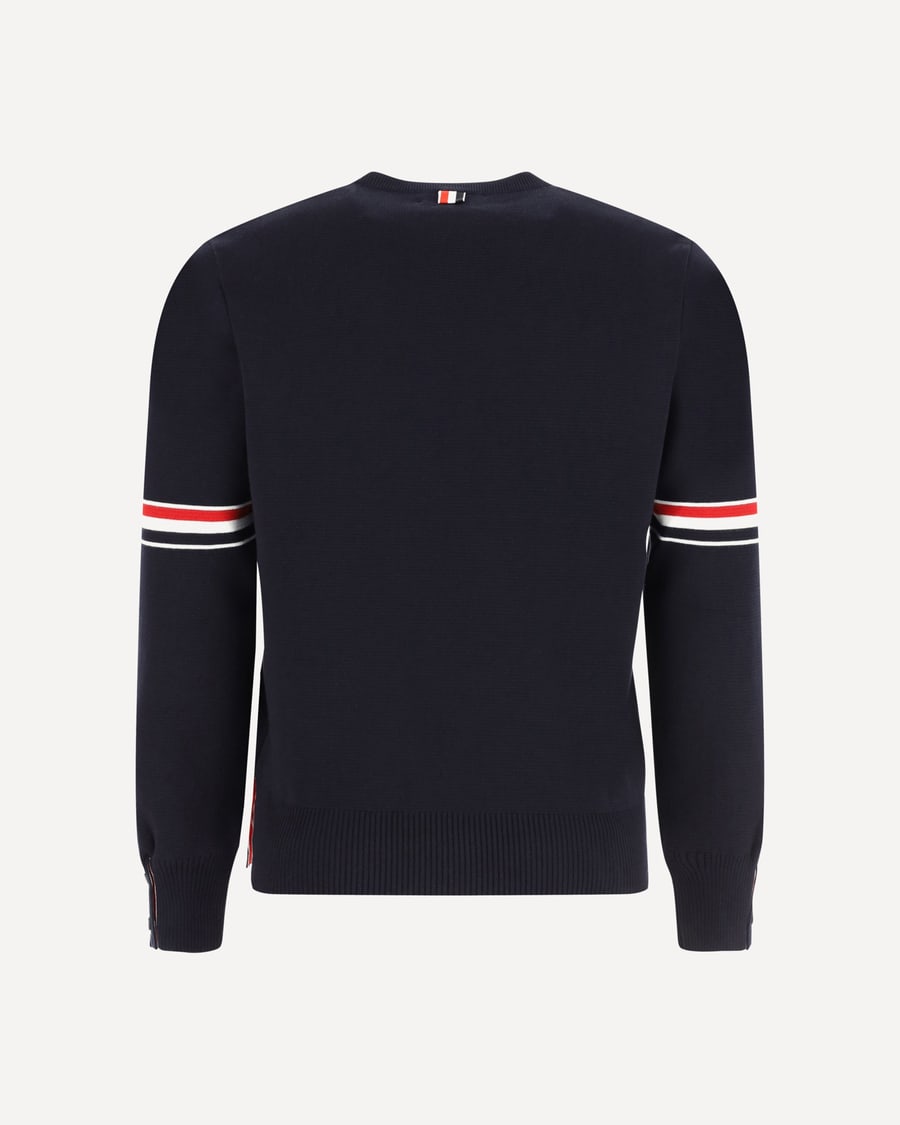 Thom Browne Cotton crewneck Sweater, view 4