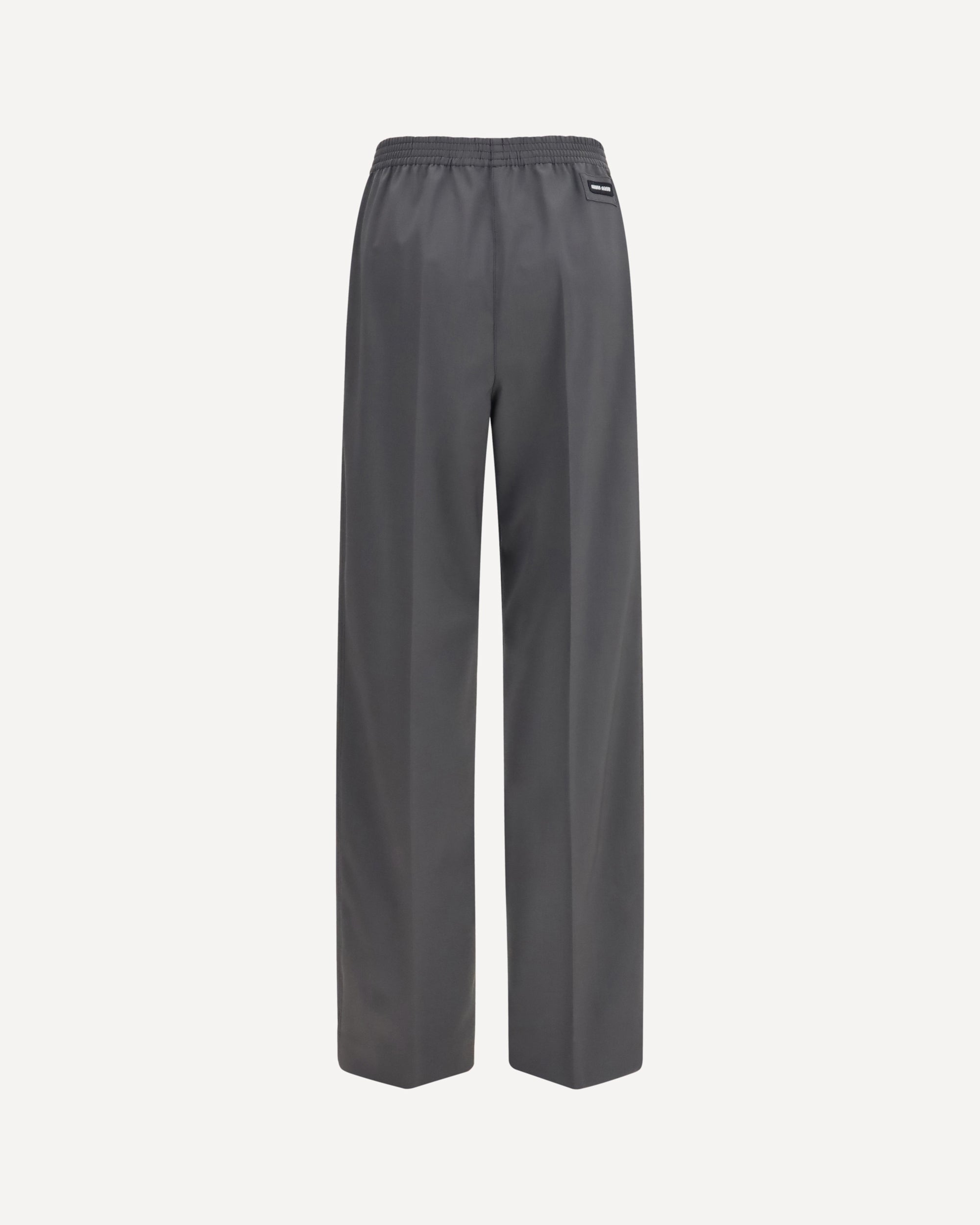 Miu Miu Elasticated straight leg wool Pants, view 2