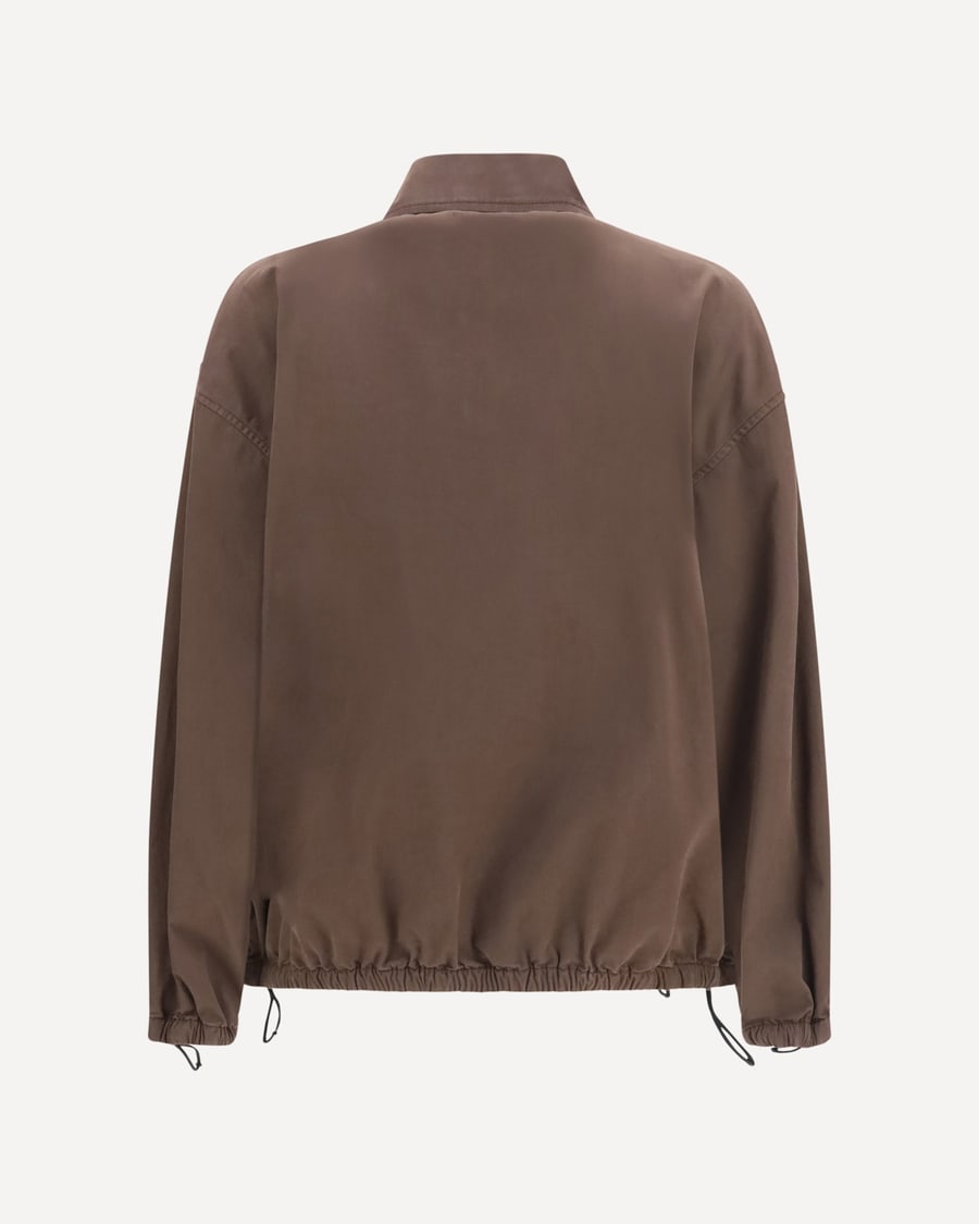 Miu Miu Gabardine Jacket with zip, view 4