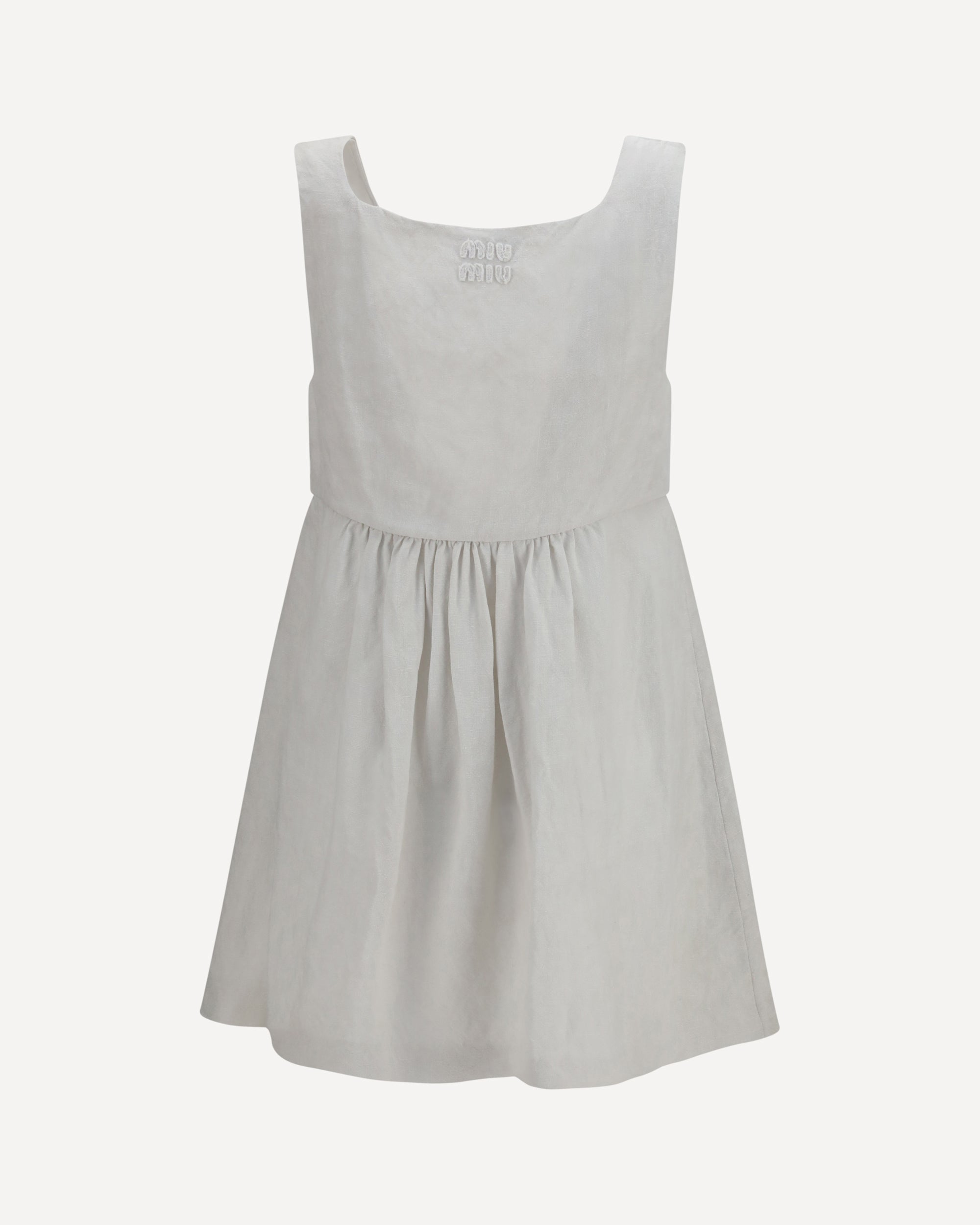 Miu Miu Linen short Dress, view 2
