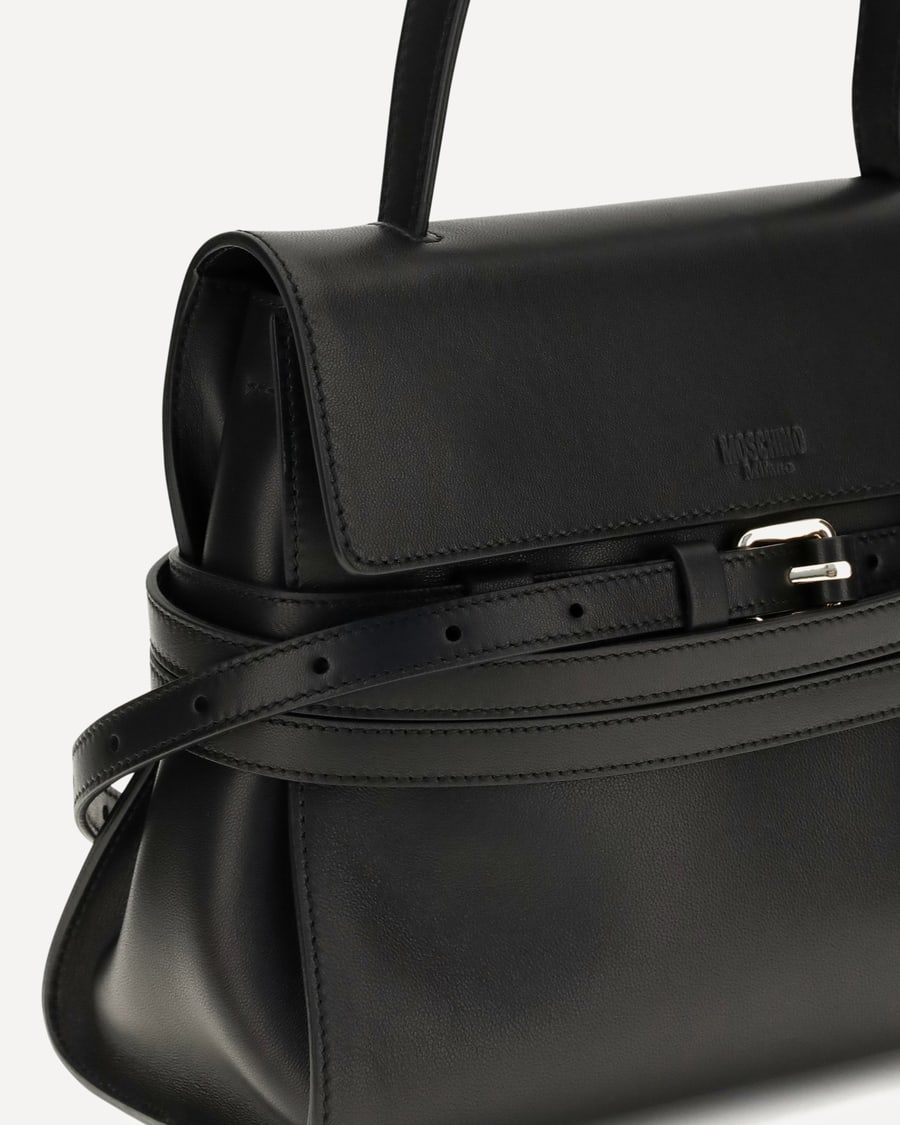 Moschino Buckle Shoulder Bag, view 6