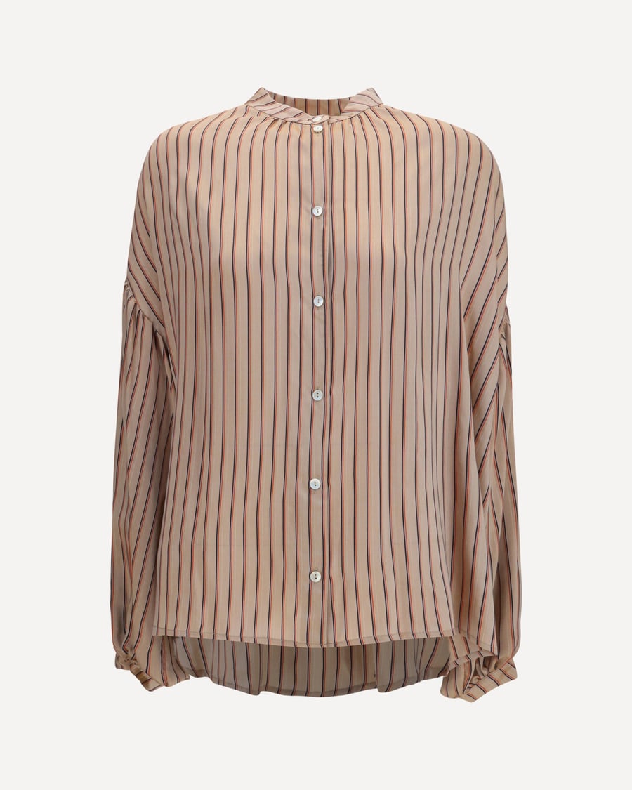 KRISTINA TI Silk blend striped Shirt, view 3