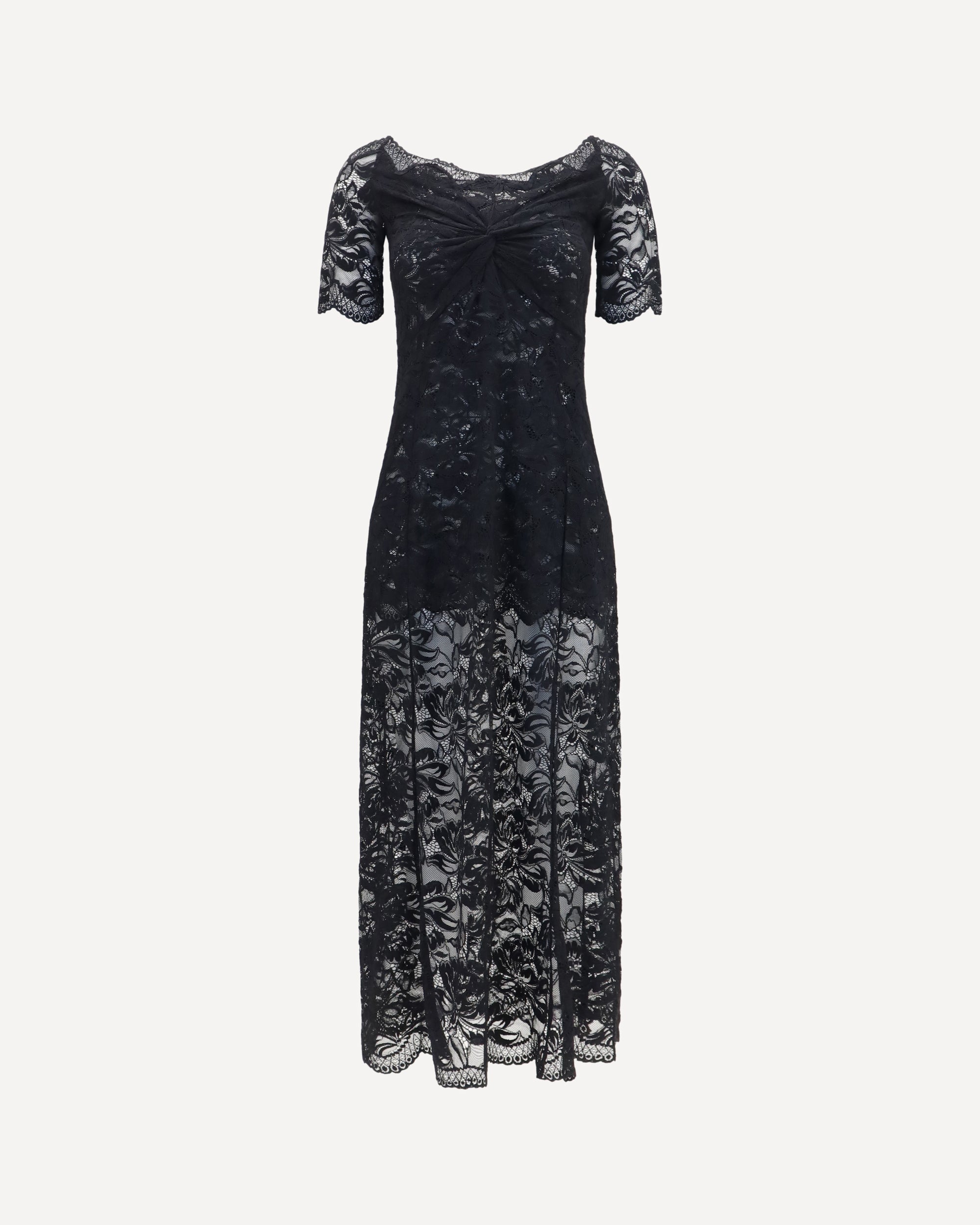 RABANNE Floral lace Long Dress