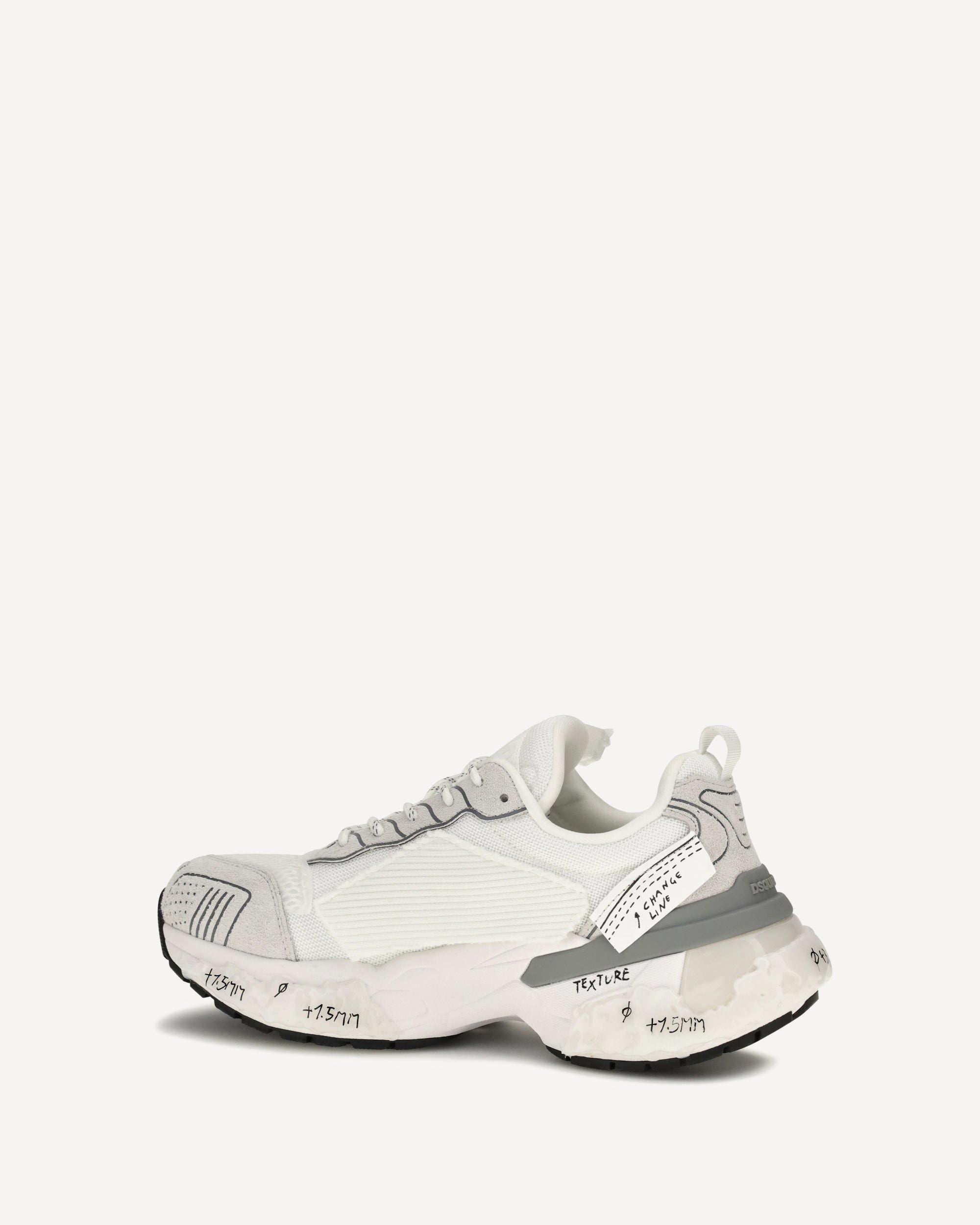 Dsquared2 Faster Sneakers with patches, view 2