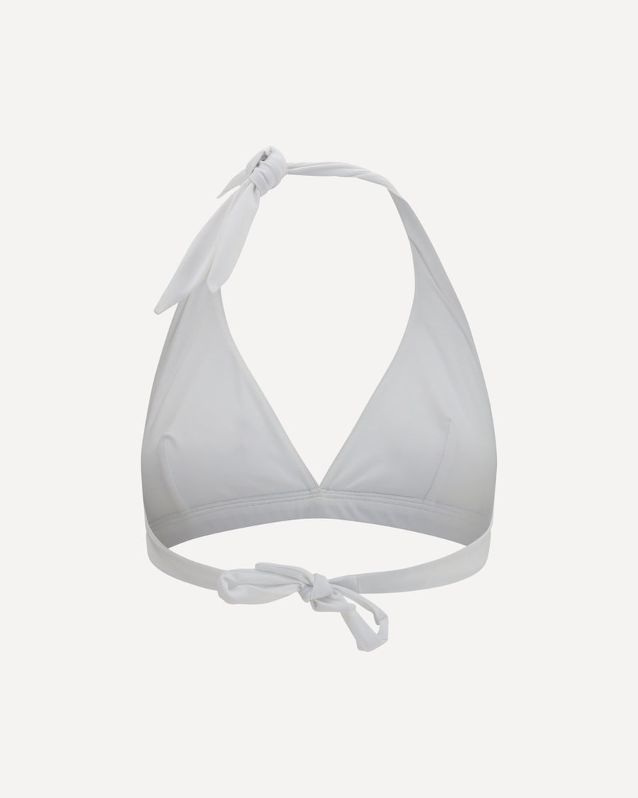 Brunello Cucinelli Tech jersey Bikini Top with monili, view 4