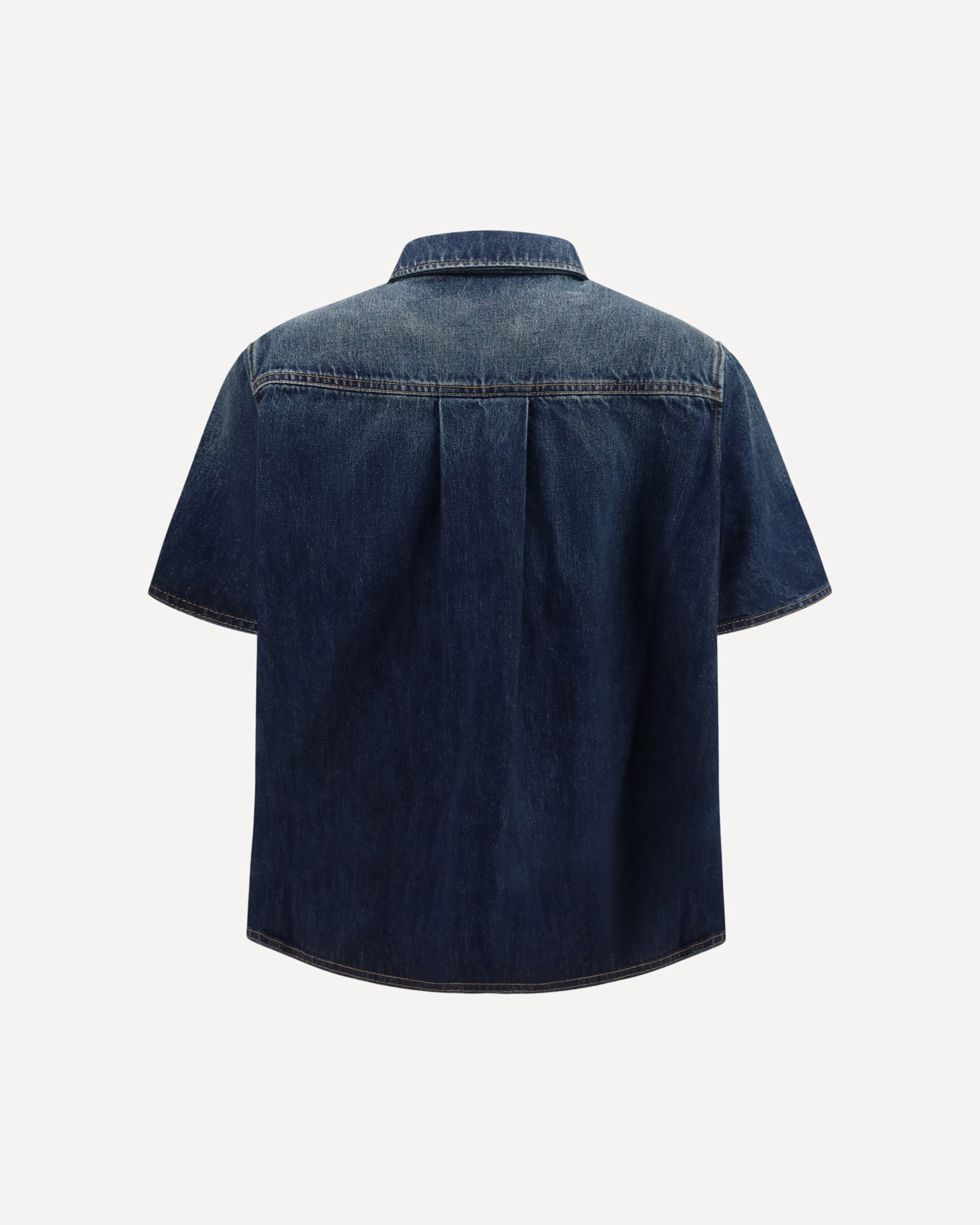 Loewe Short sleeve denim Trapeze Shirt, view 2