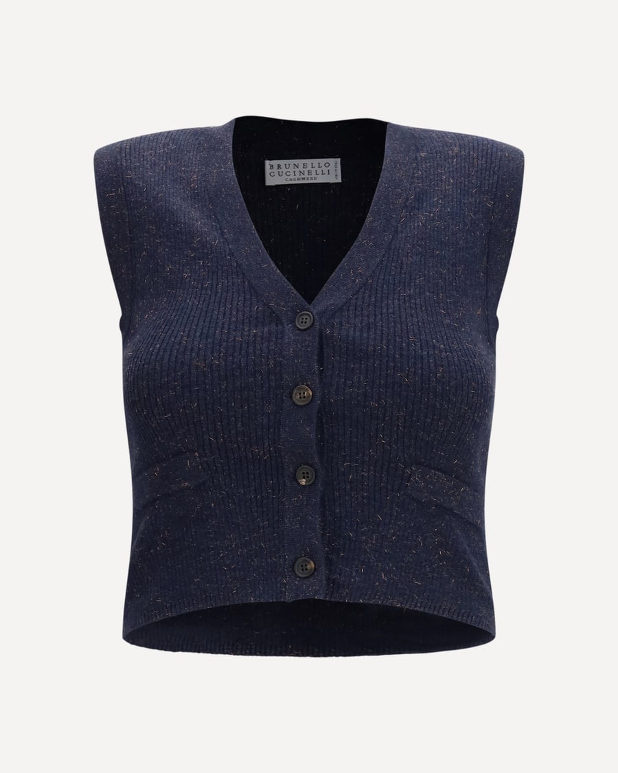 Brunello Cucinelli Sleeveless Cardigan