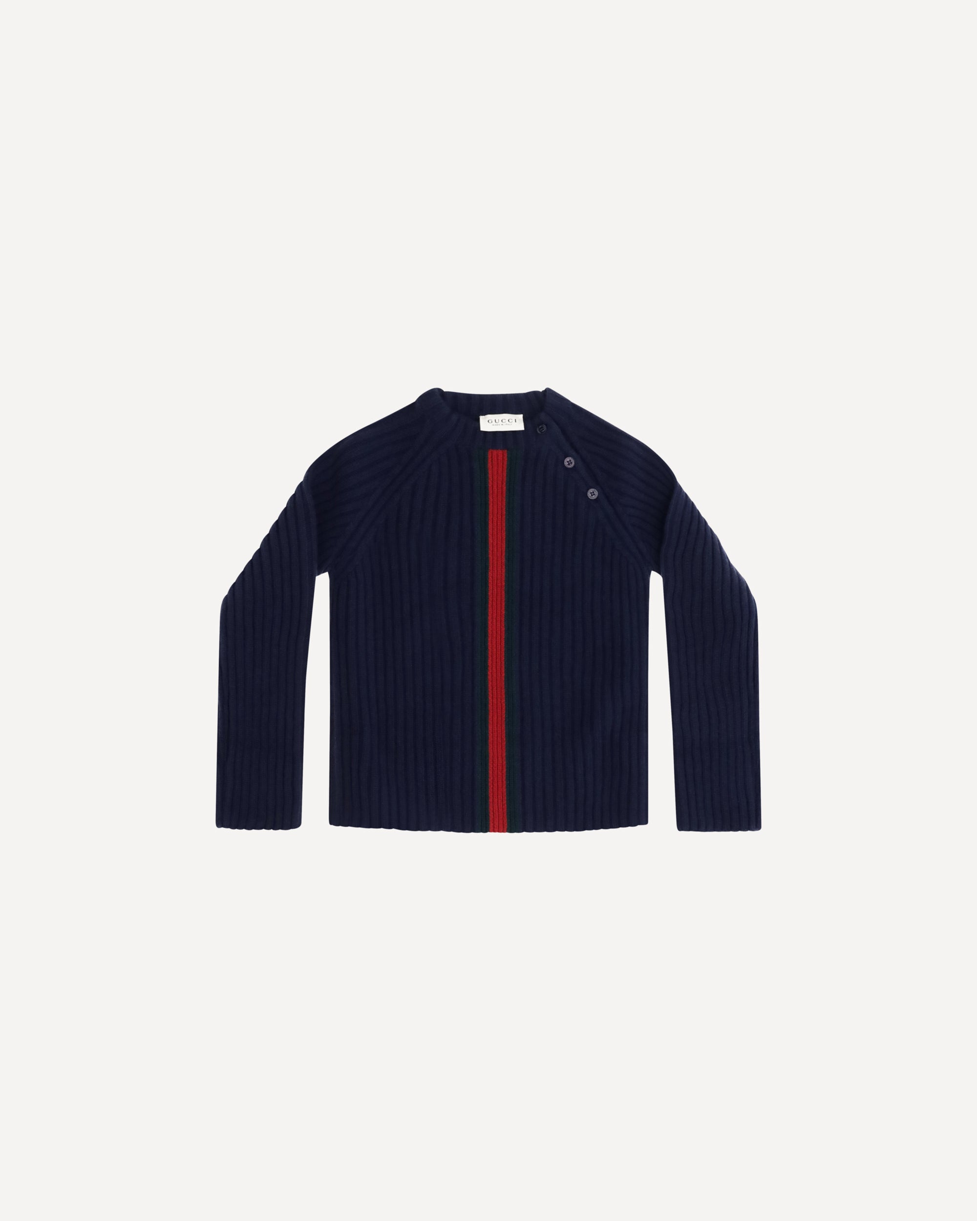 Gucci Web stripe wool Sweater for Boy