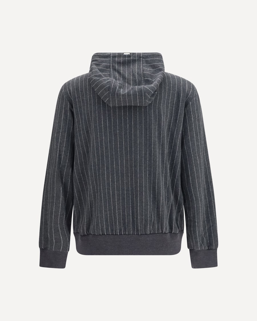 Herno Hooded Sweatshirt with zip, view 4