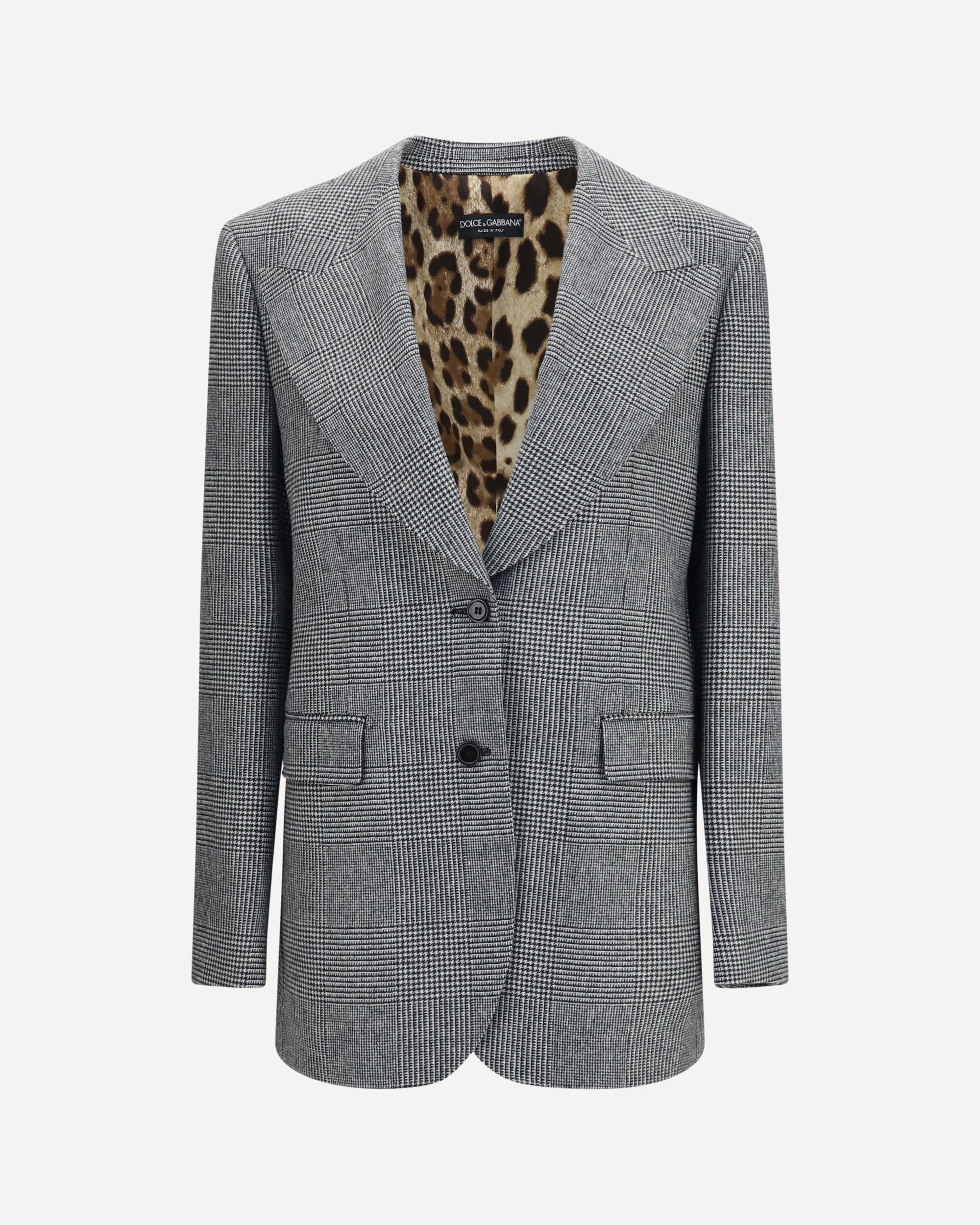 Dolce & Gabbana Prince of Wales single breasted Blazer