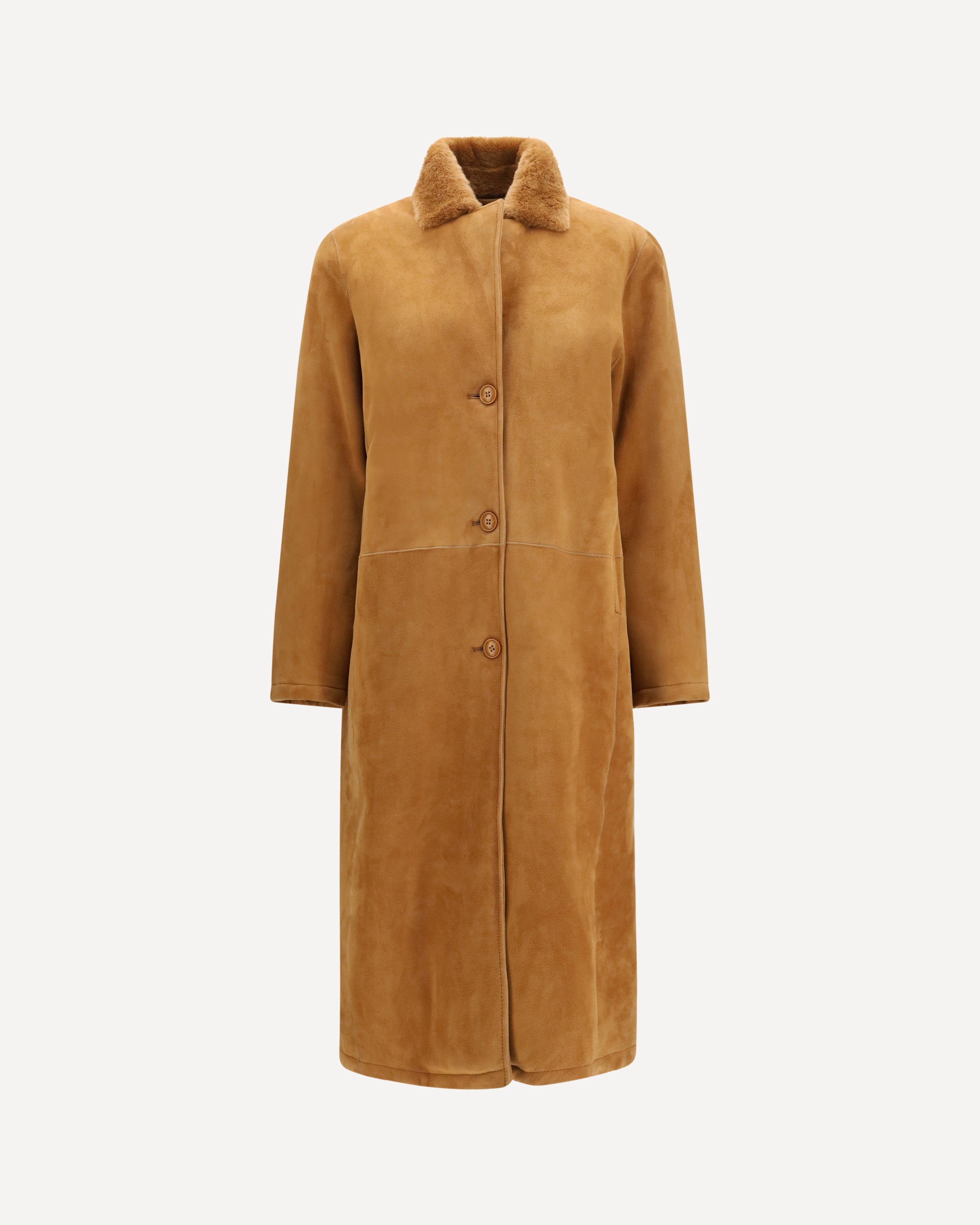 SWORD 6.6.44 Leather shearling Coat