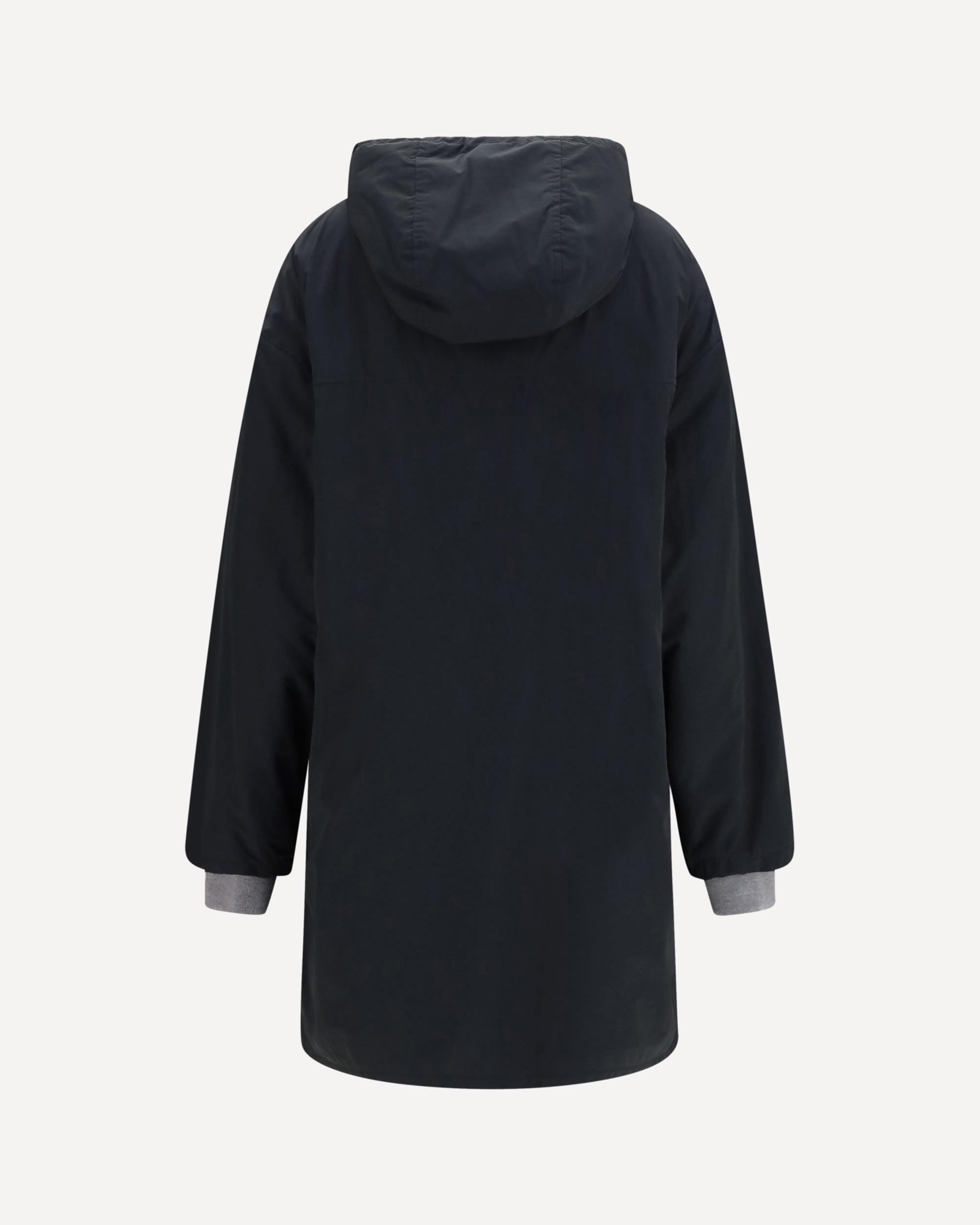 Miu Miu Panama and fleece single-breasted Peacoat, view 2