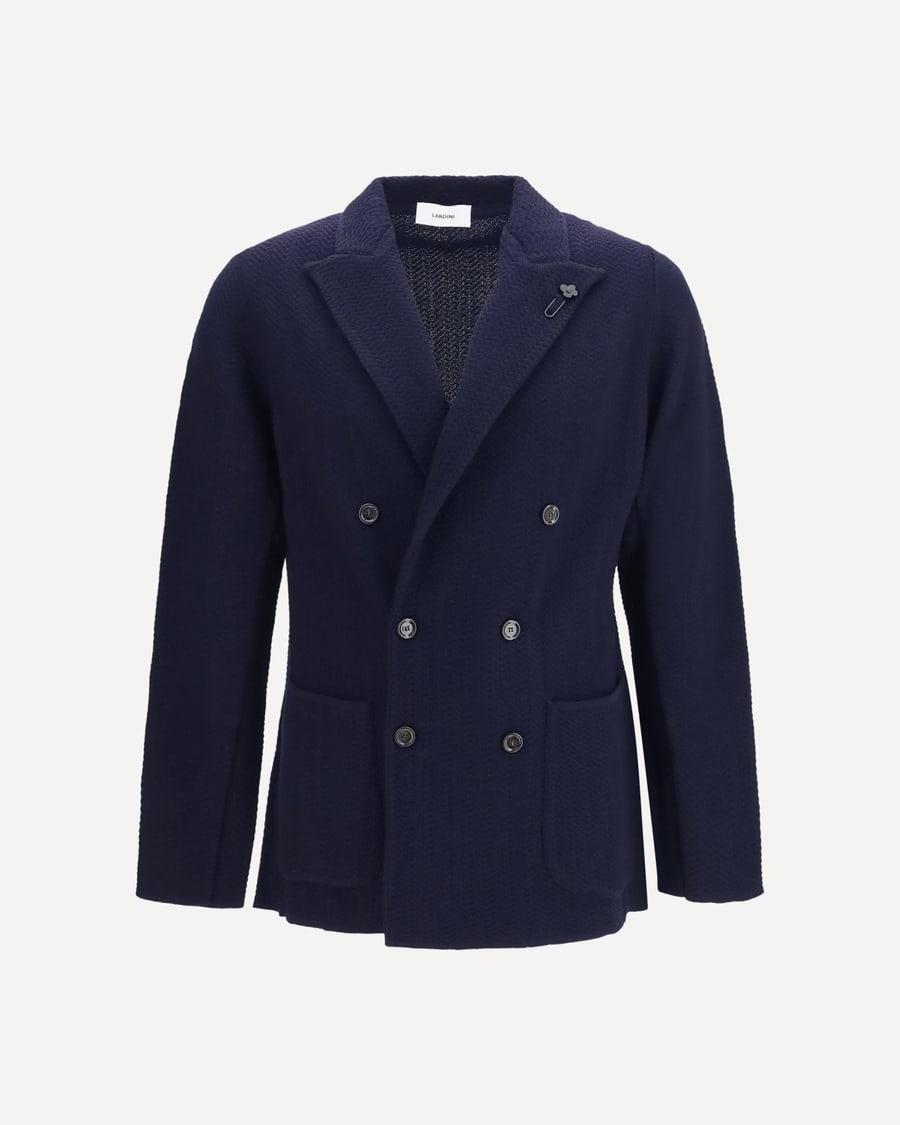 LARDINI Wool Cardigan, view 3
