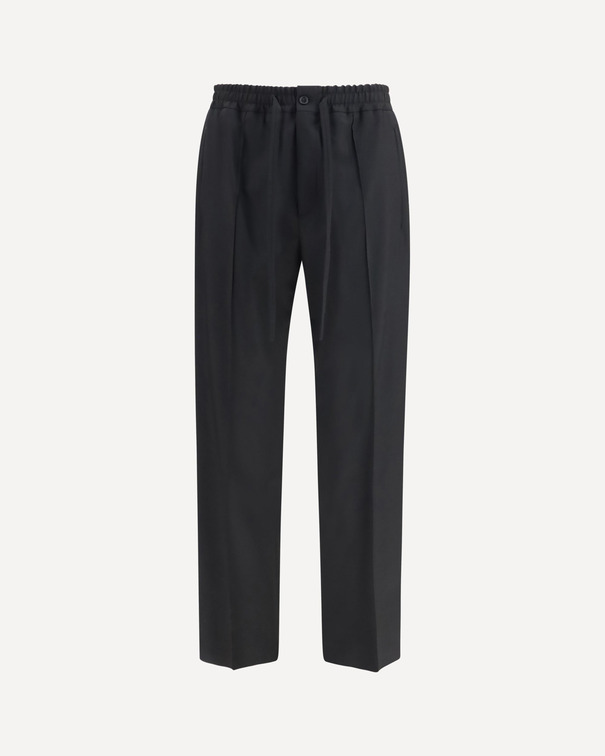 VALENTINO VLogo embroidered cotton gabardine Pants
