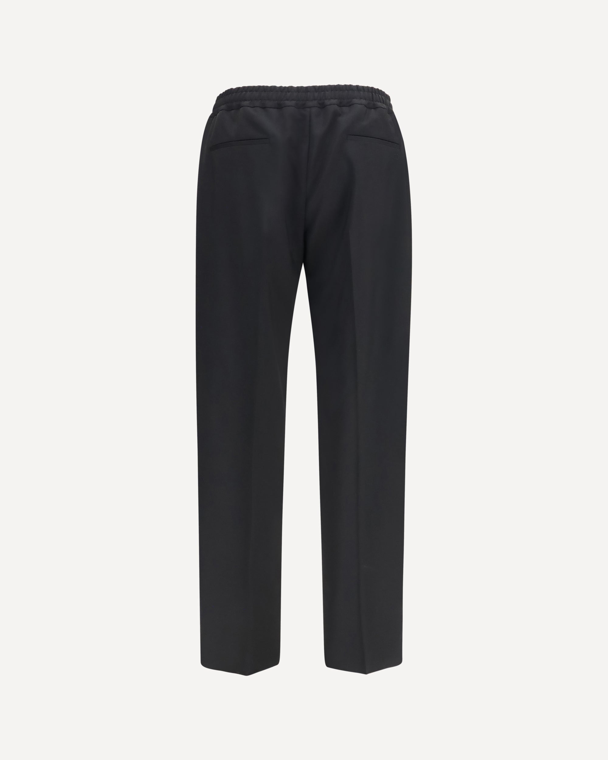 VALENTINO VLogo embroidered cotton gabardine Pants, view 2