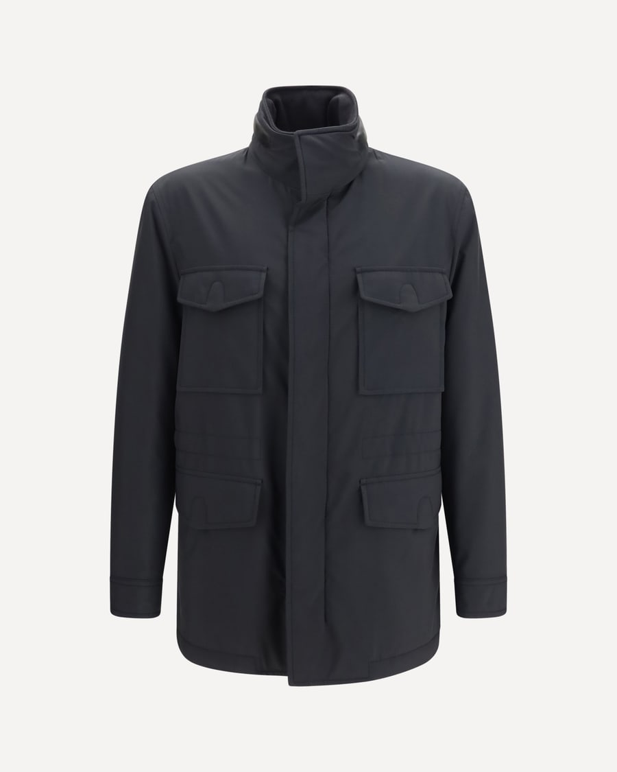 BRIONI Performa wool blend Sahariana Jacket, view 3