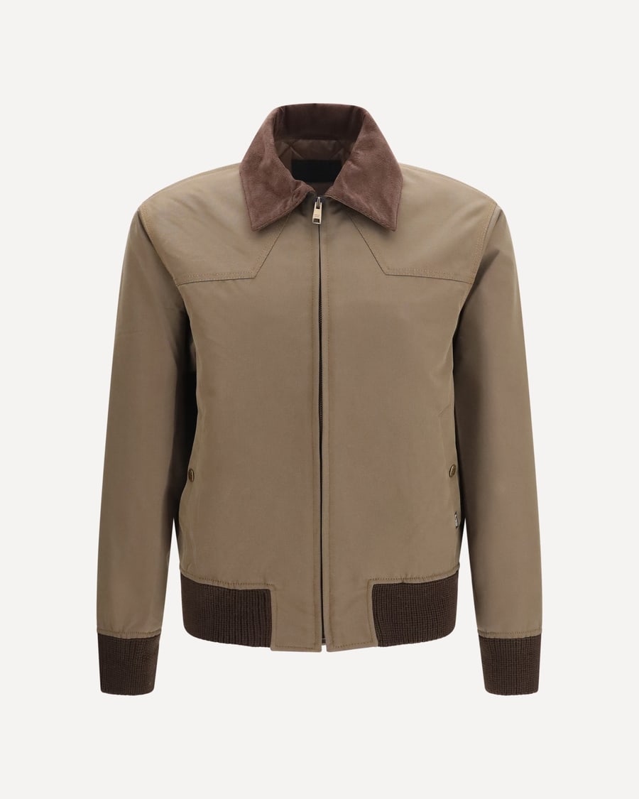 Prada Jacket with corduroy collar