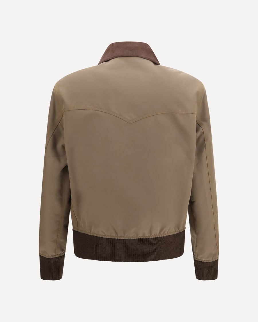 Prada Jacket with corduroy collar, view 4