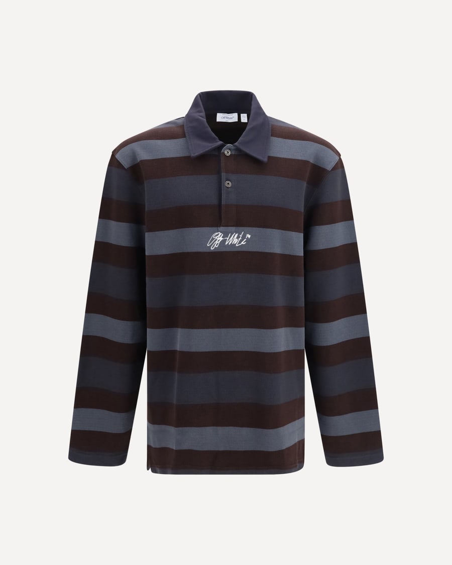 Off-White Stroke Polo Shirt, view 3