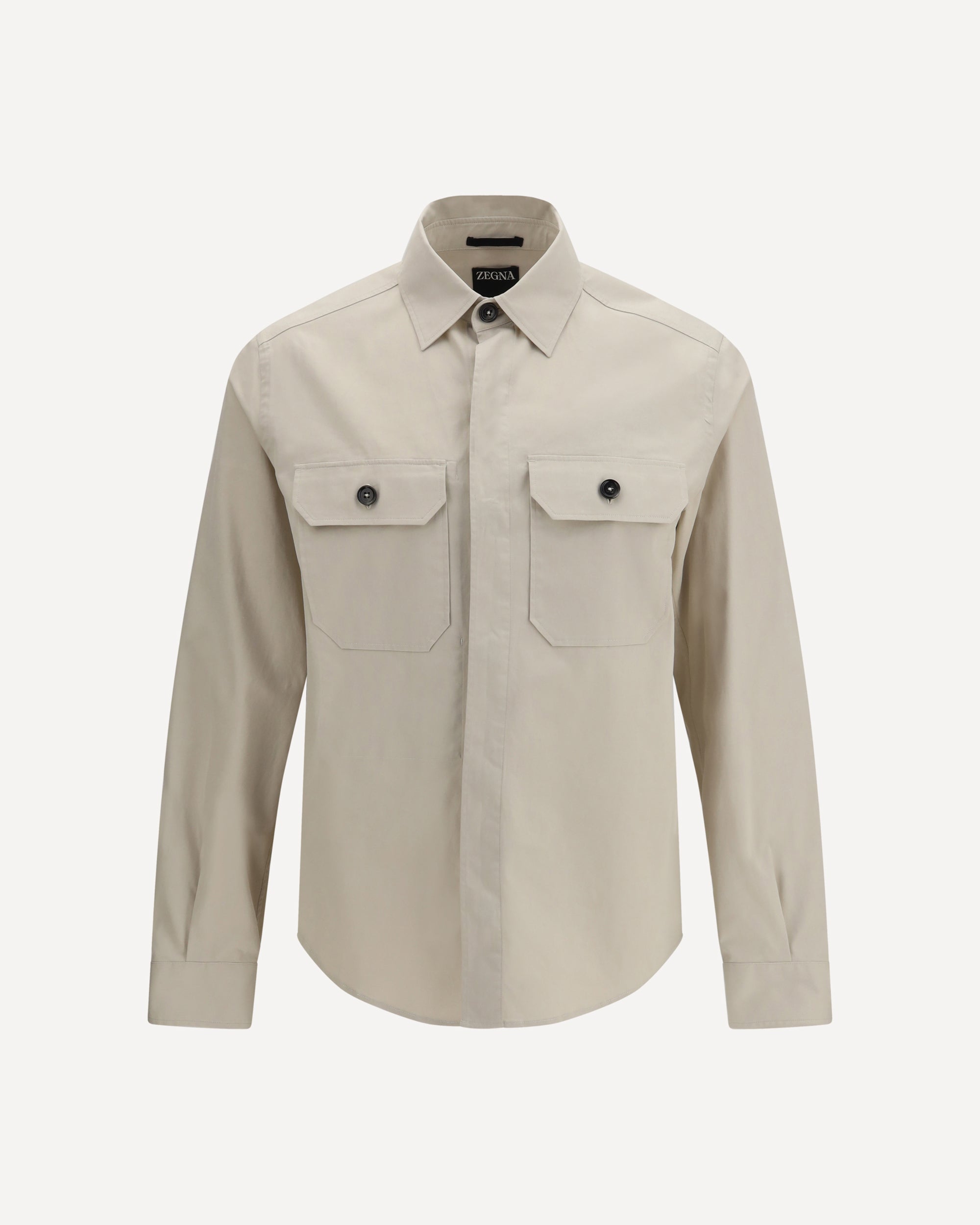 ZEGNA Linen wool and silk Shirt jacket