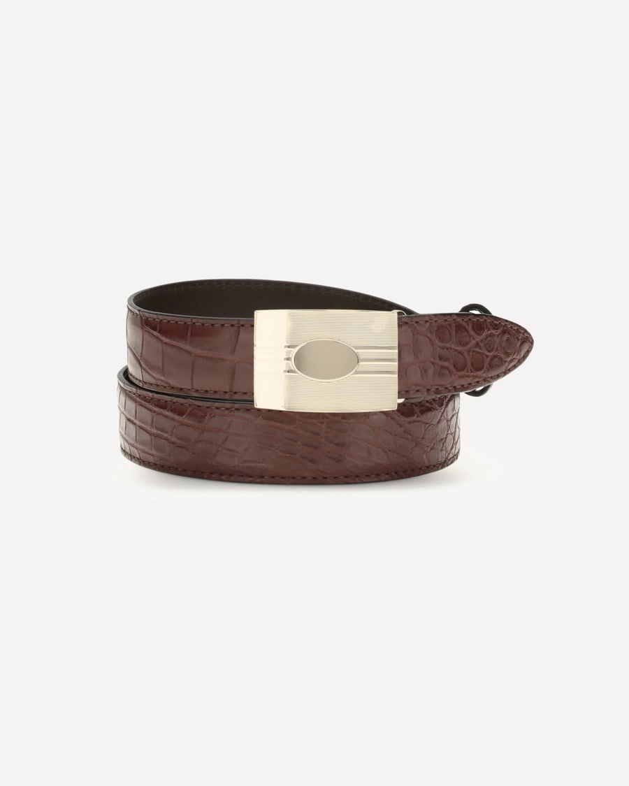 Brunello Cucinelli Alligator Belt, view 3