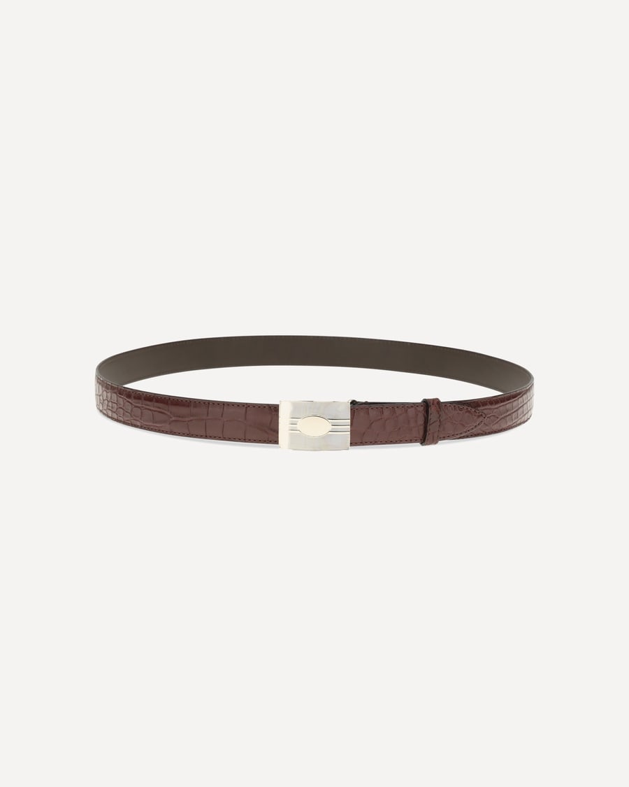 Brunello Cucinelli Alligator Belt, view 4