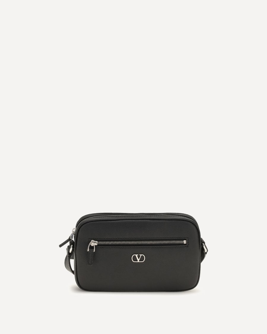 Valentino Garavani Grained leather Crossbody Bag with zip