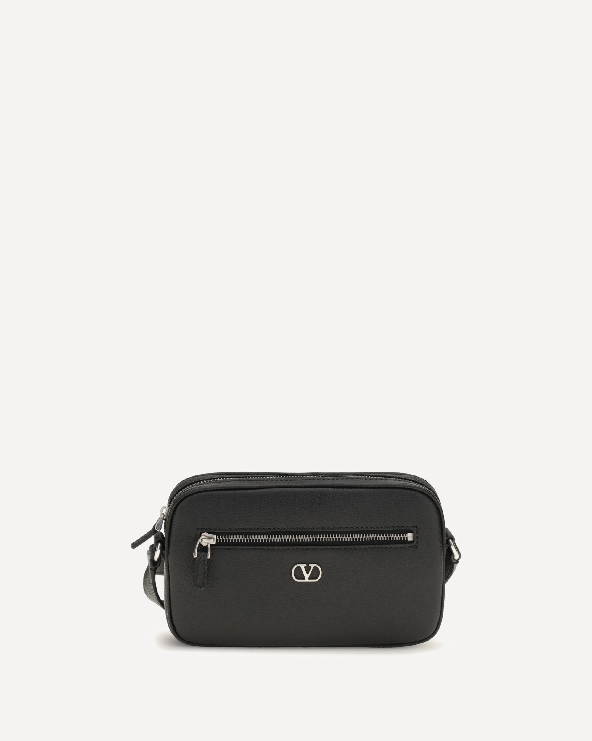 Valentino Garavani Grained leather Crossbody Bag with zip