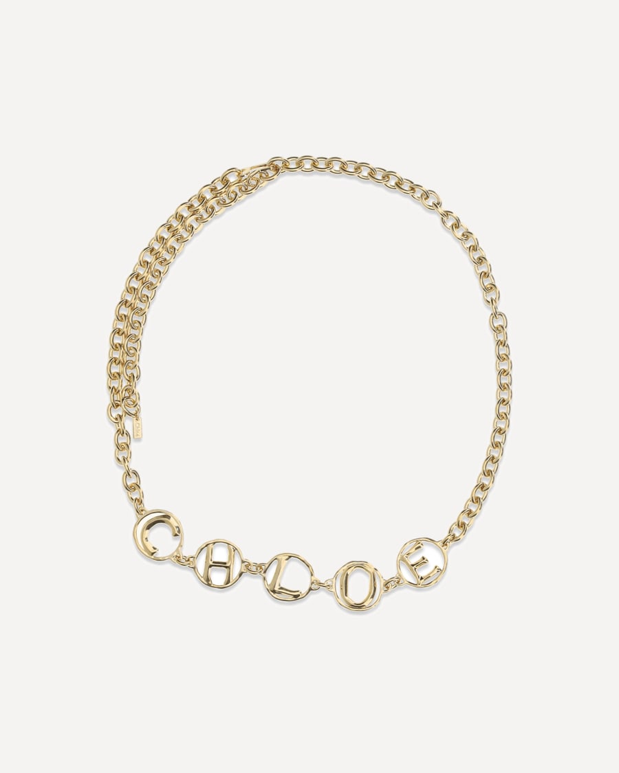 Chloé Script Jewel Belt, view 3
