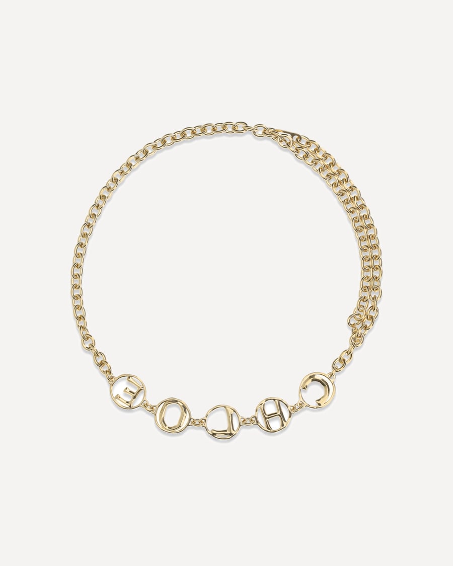 Chloé Script Jewel Belt, view 4