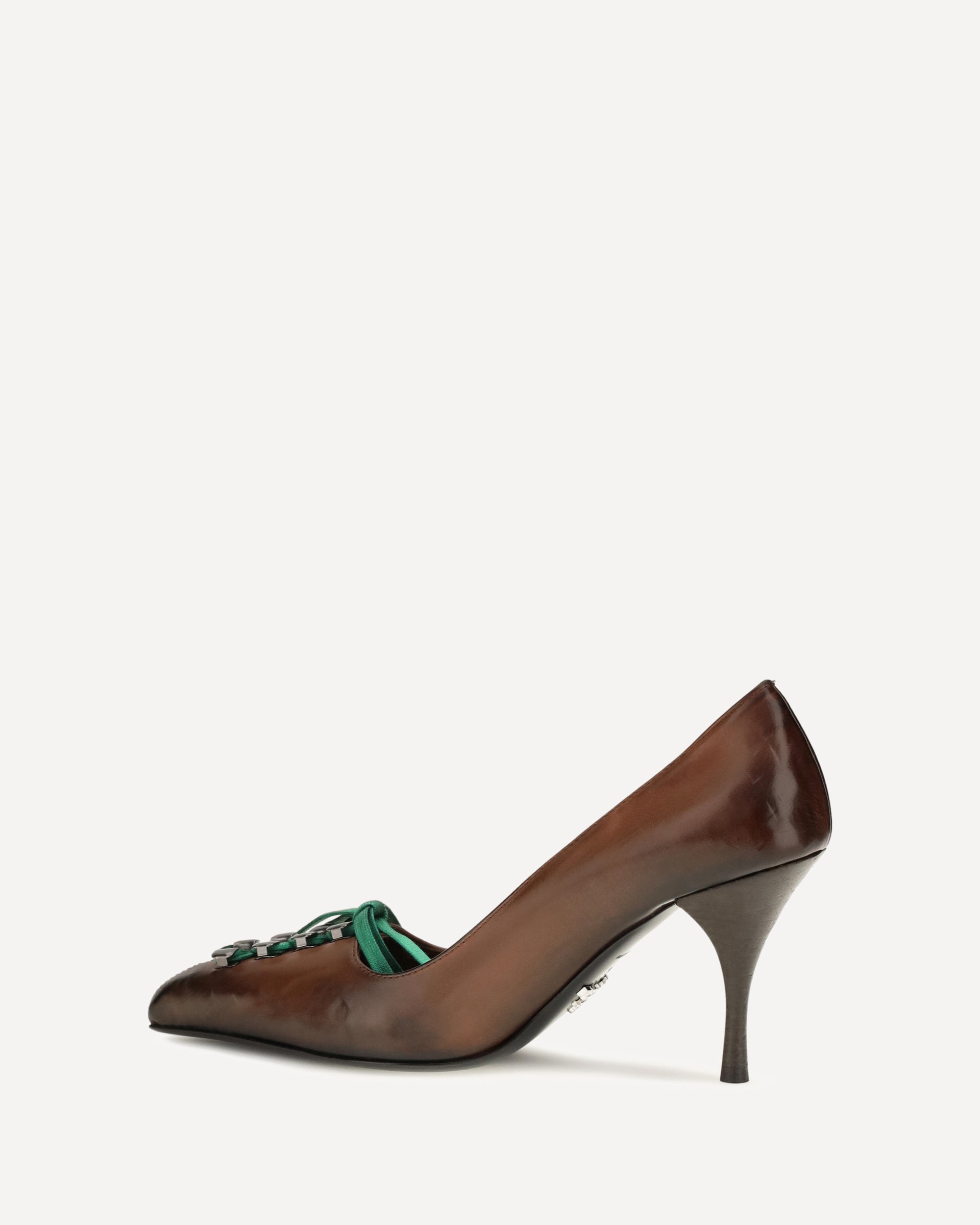 Prada Leather lace-up Pumps, view 2