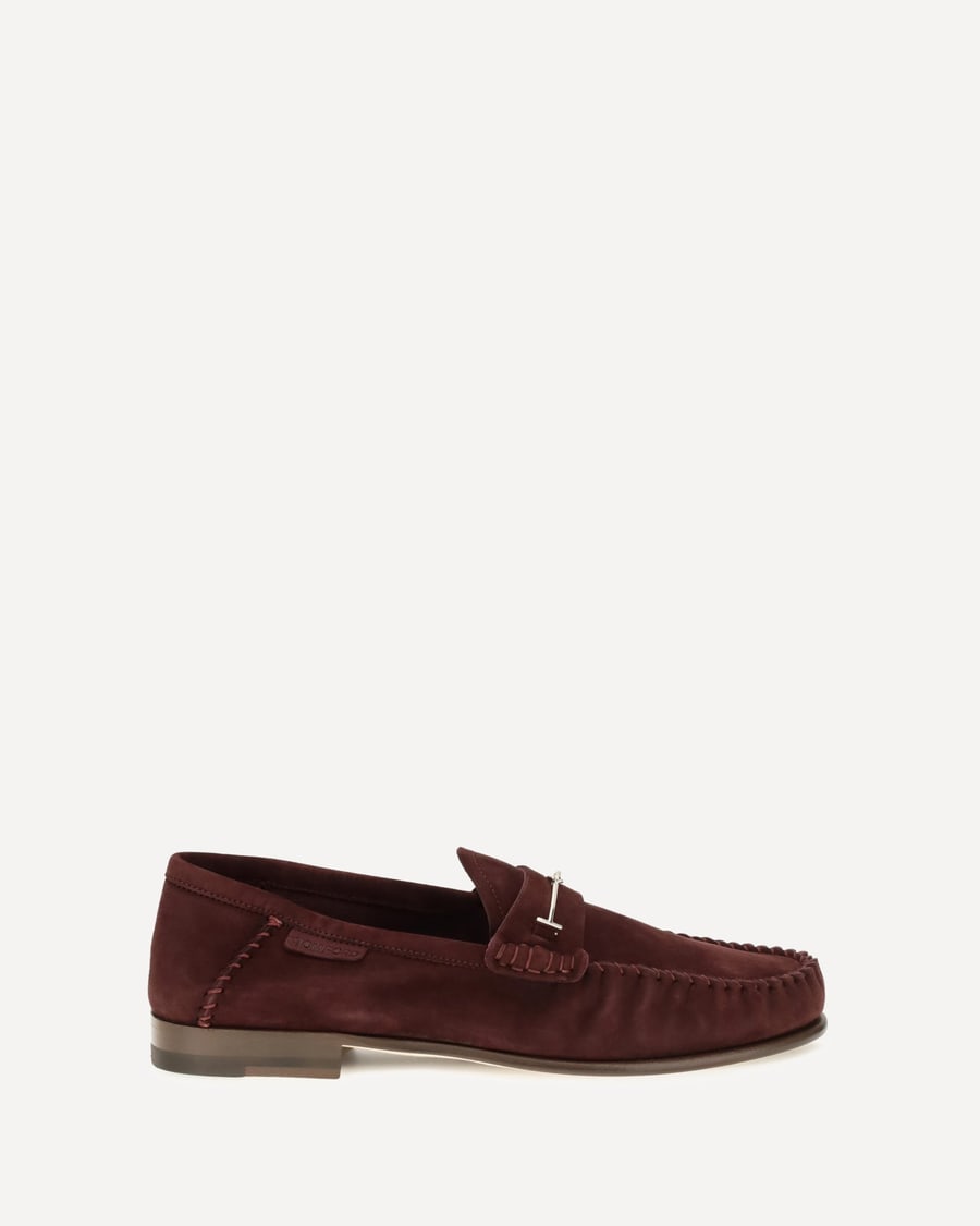 Tom Ford Suede leather T-strap Loafers