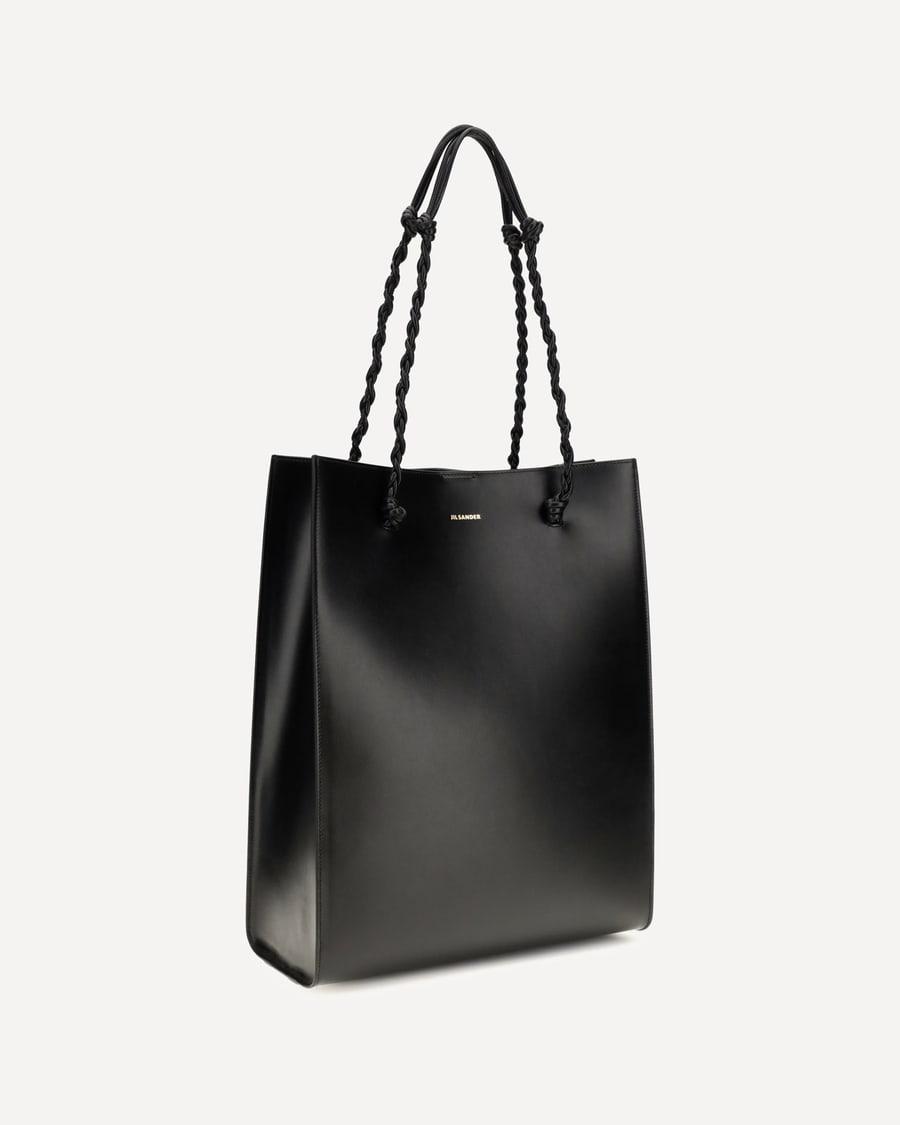 Jil Sander Tangle leather Tote Bag, view 4