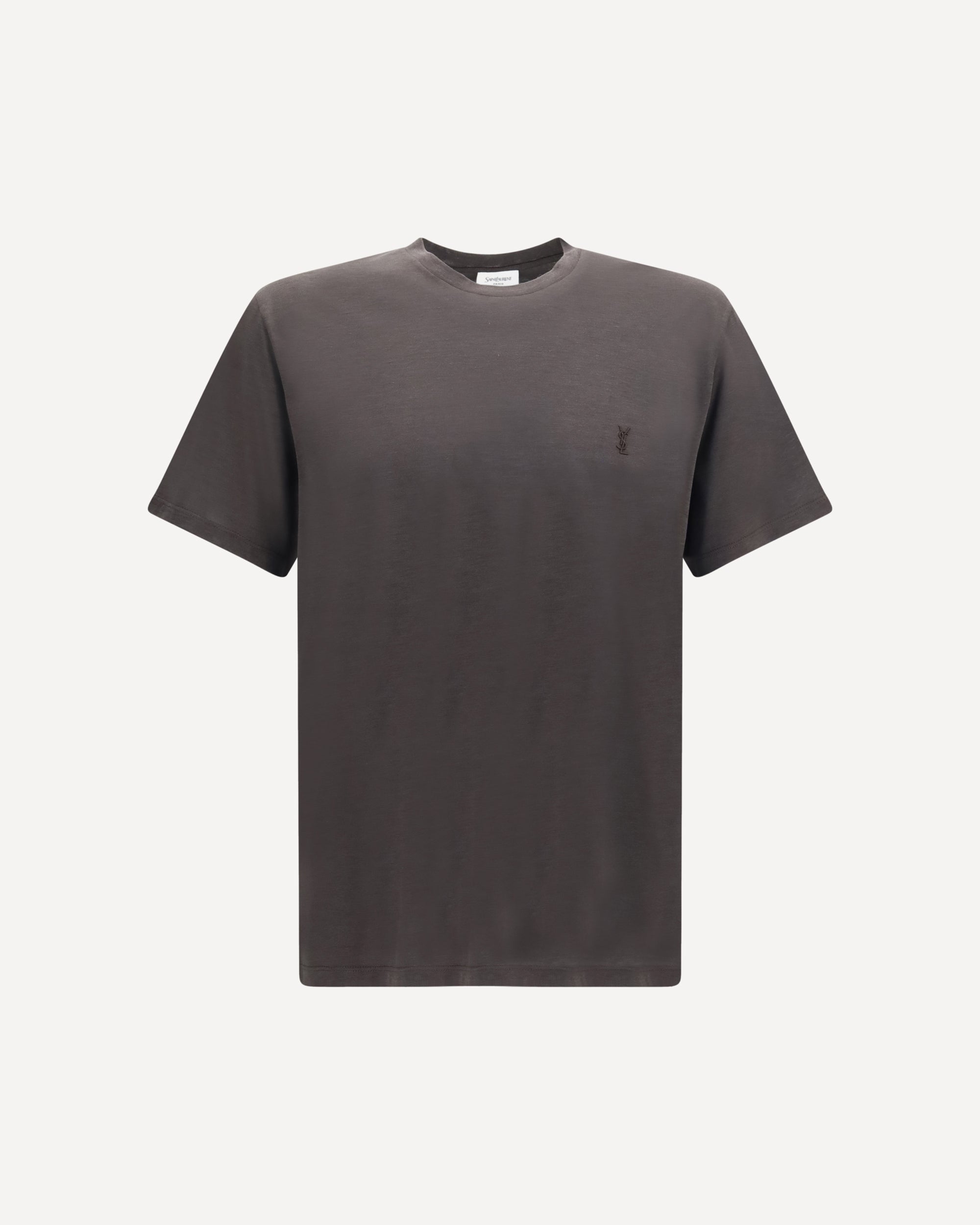 Saint Laurent Cassandre silk and cotton T-Shirt
