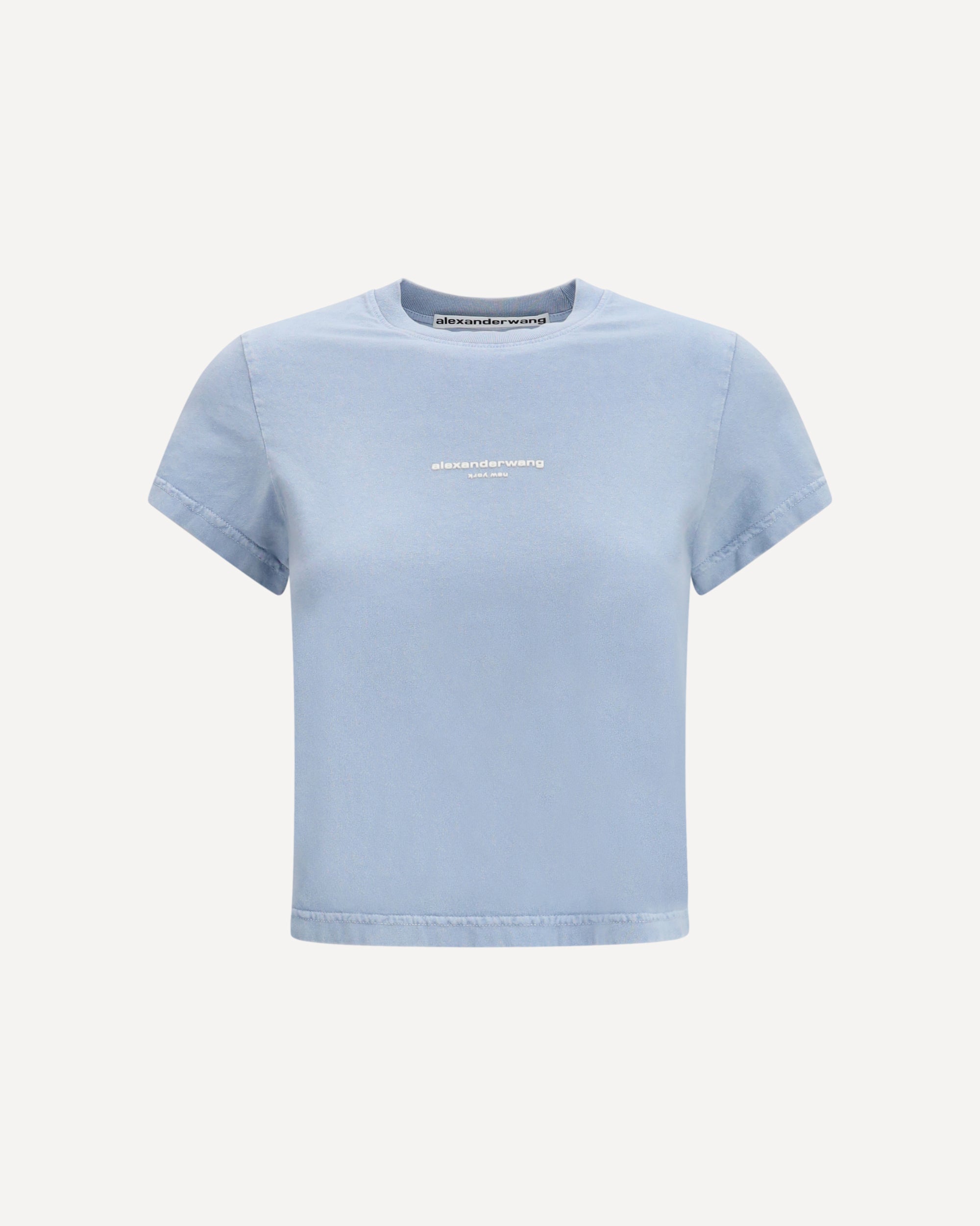 ALEXANDER WANG Short-sleeve T-shirt with central logo print