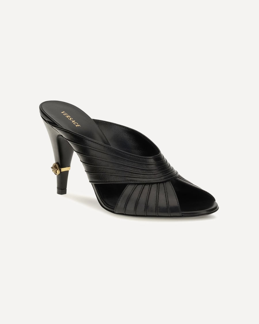 Versace Gianni nappa leather Mules, view 4