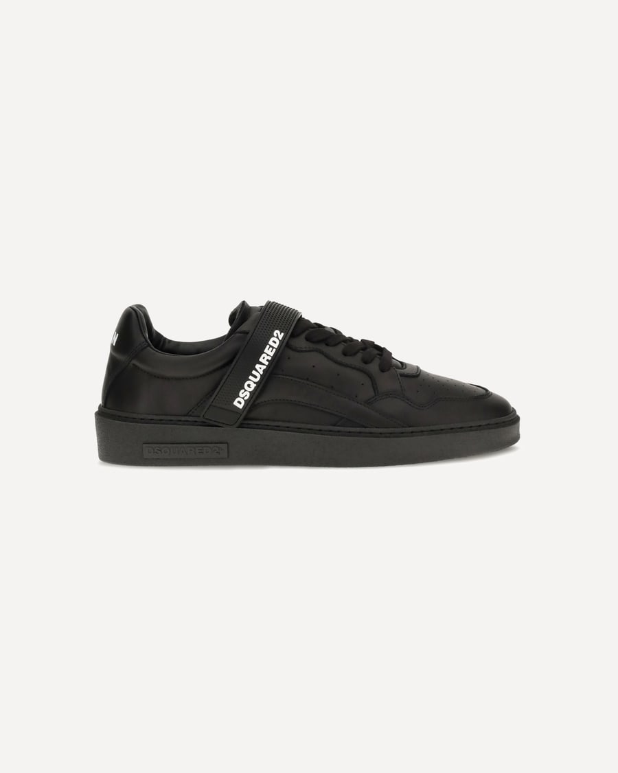 Dsquared2 Leather strap Sneakers, view 3