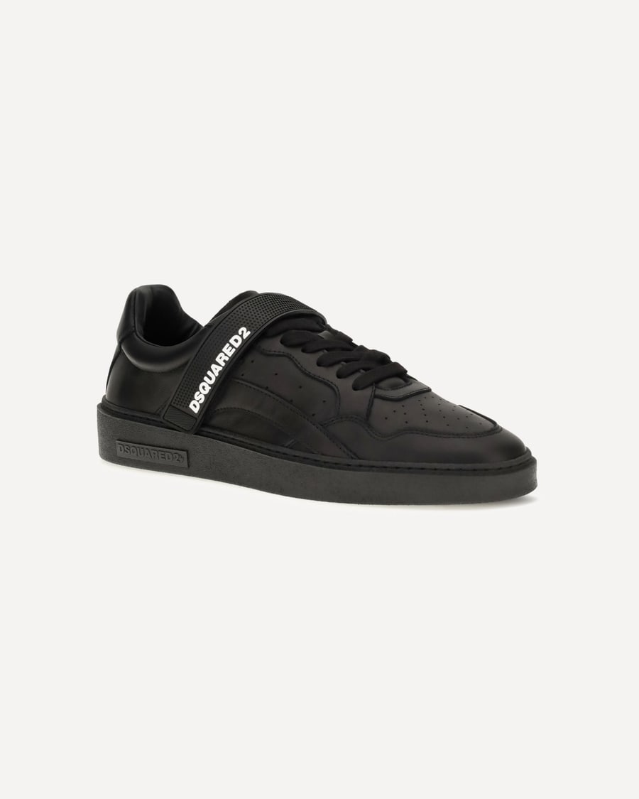 Dsquared2 Leather strap Sneakers, view 4
