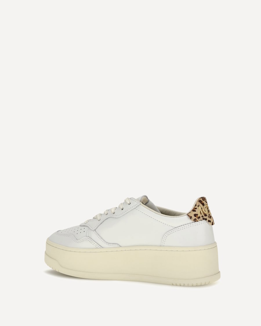 Autry Medalist Platform leather Sneakers, view 2