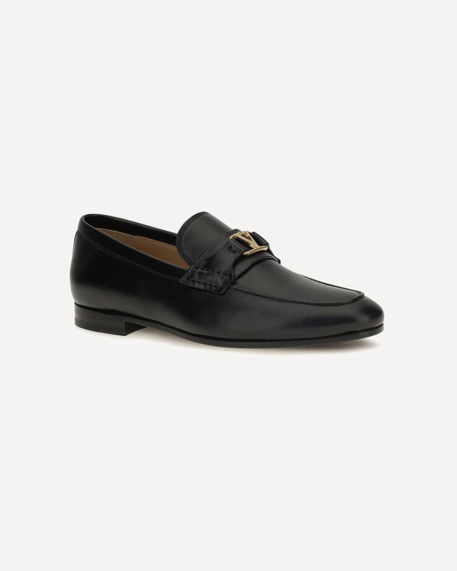 Valentino Garavani VLogo Signature nappa Loafers, view 4