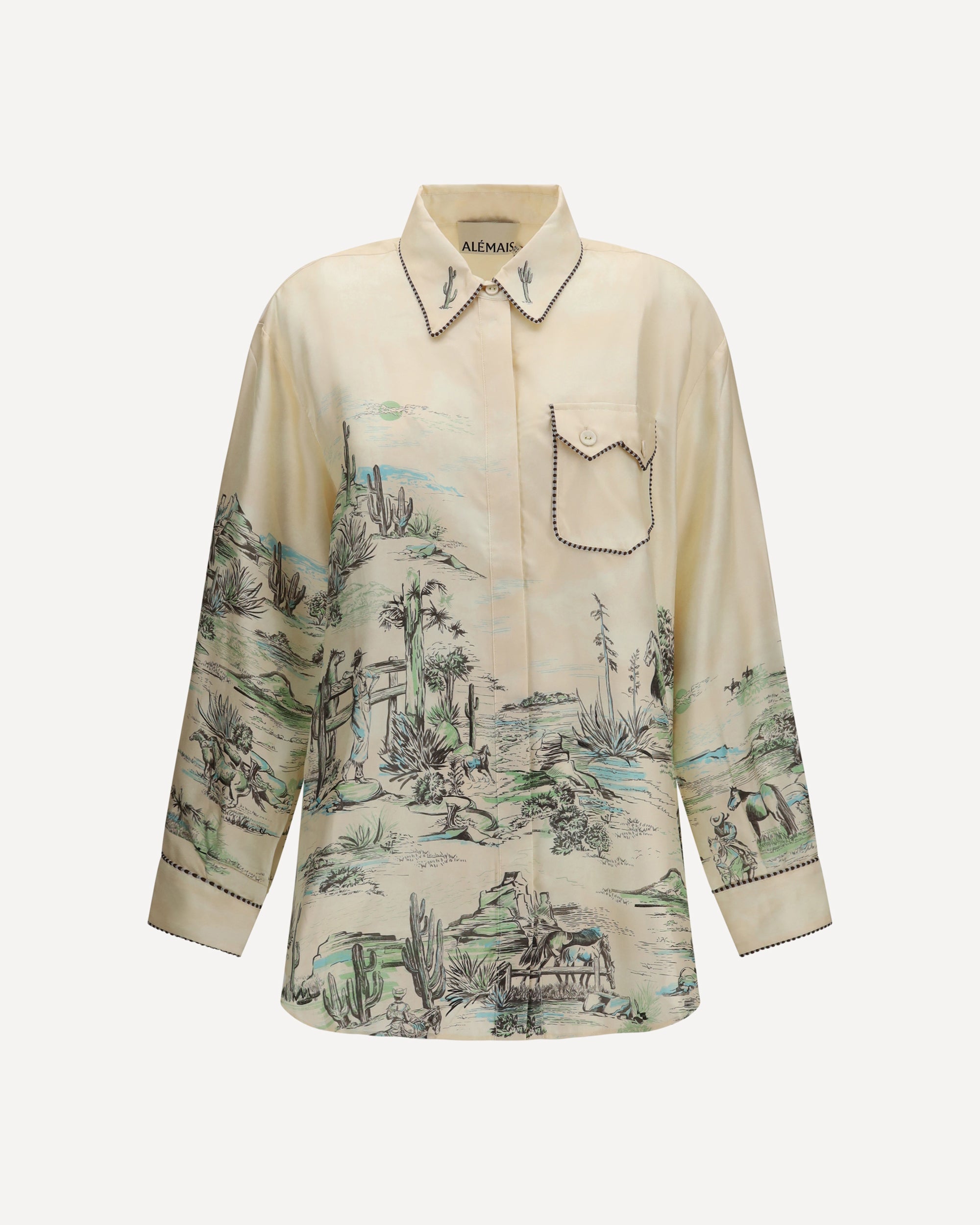 ALEMAIS Scout silk twill Shirt