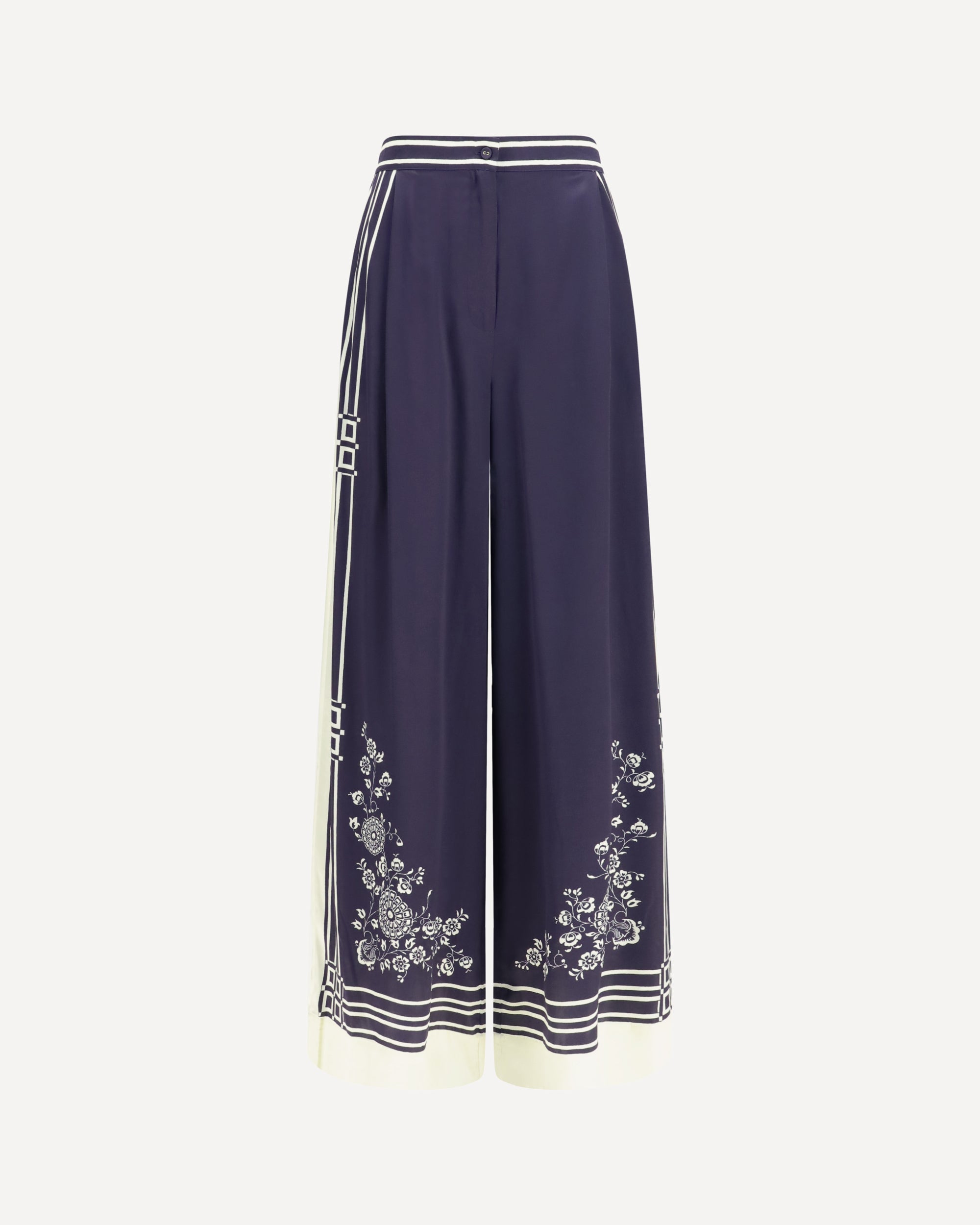 ALEMAIS Banderra silk Pants