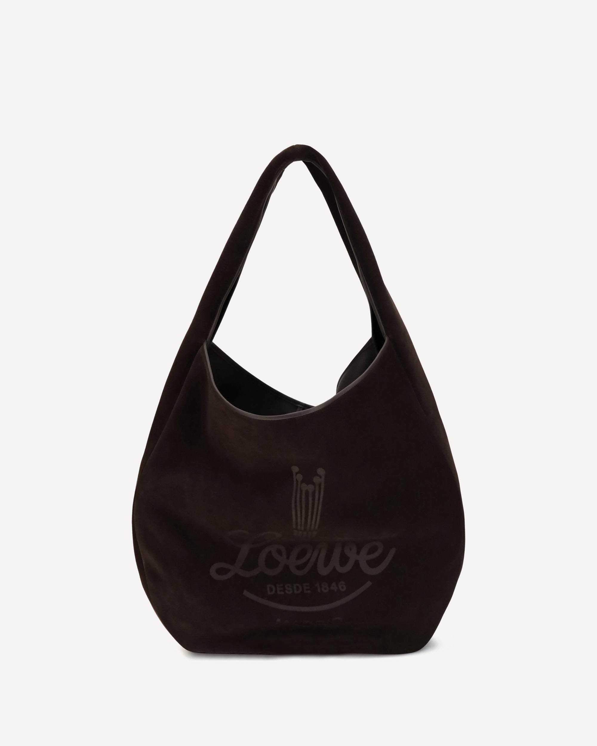 Loewe Roomy suede calfskin Hobo Shoulder Bag
