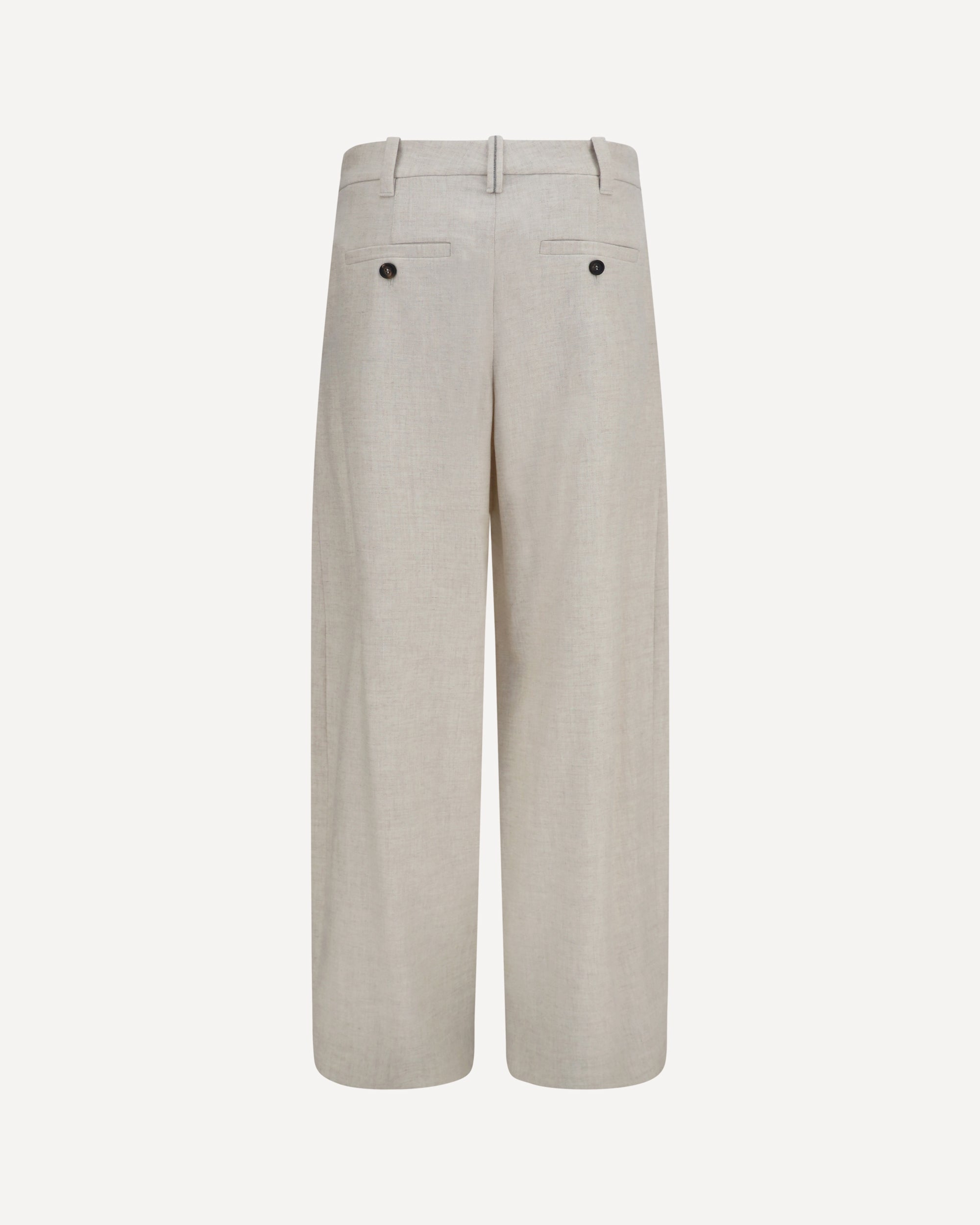 Brunello Cucinelli Wool and cashmere tailored Pants, view 2